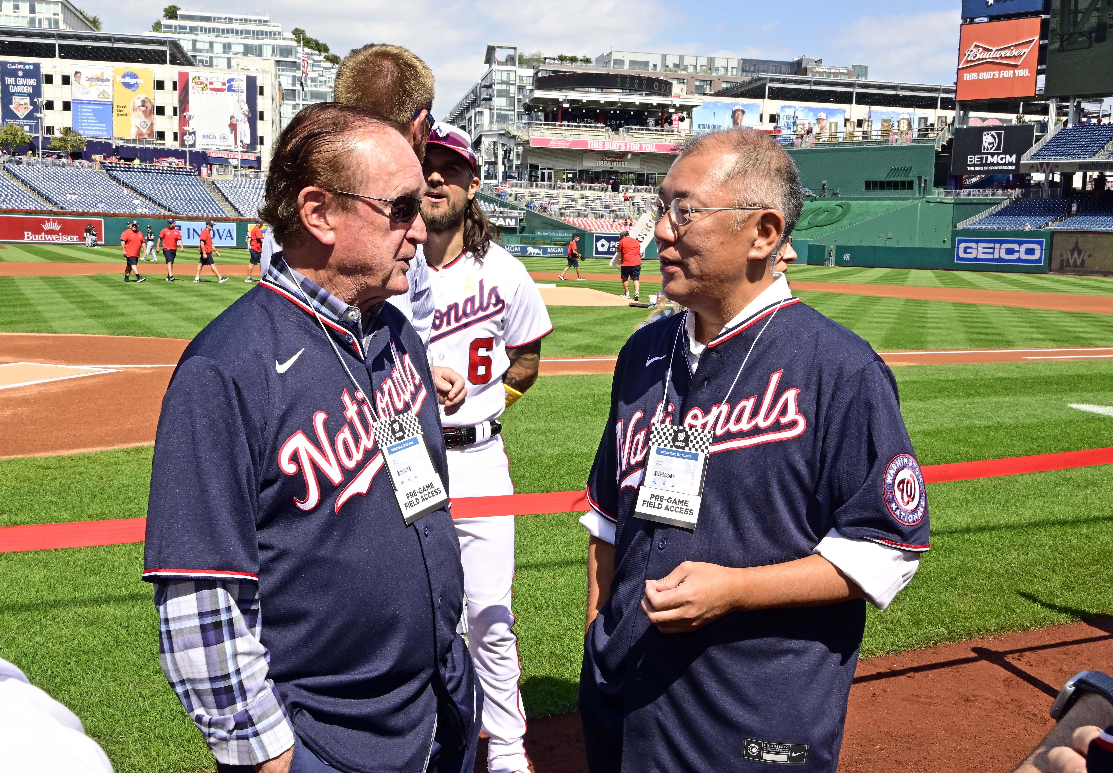 어린이 홍보대사 메이저리그 시구