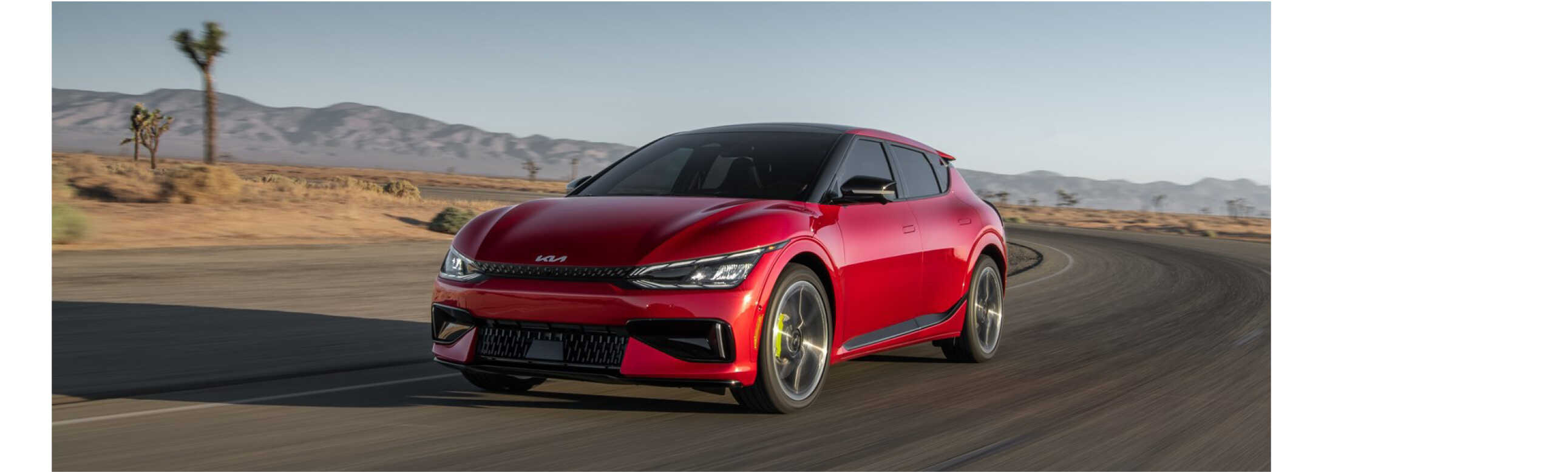 기아 EV6 GT의 주행 모습