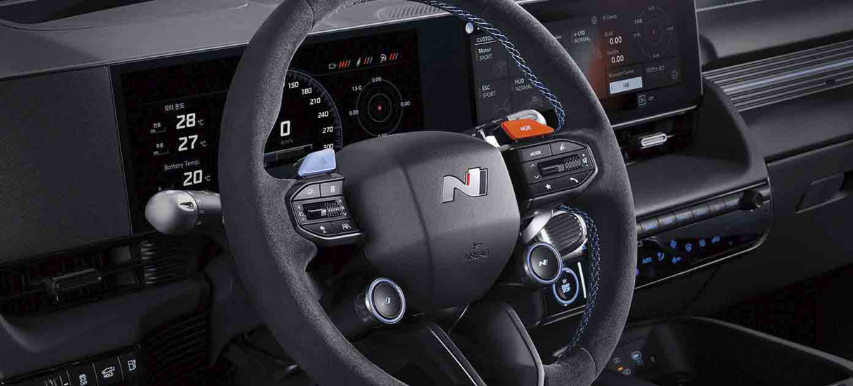 Steering wheel of IONIQ 5 N