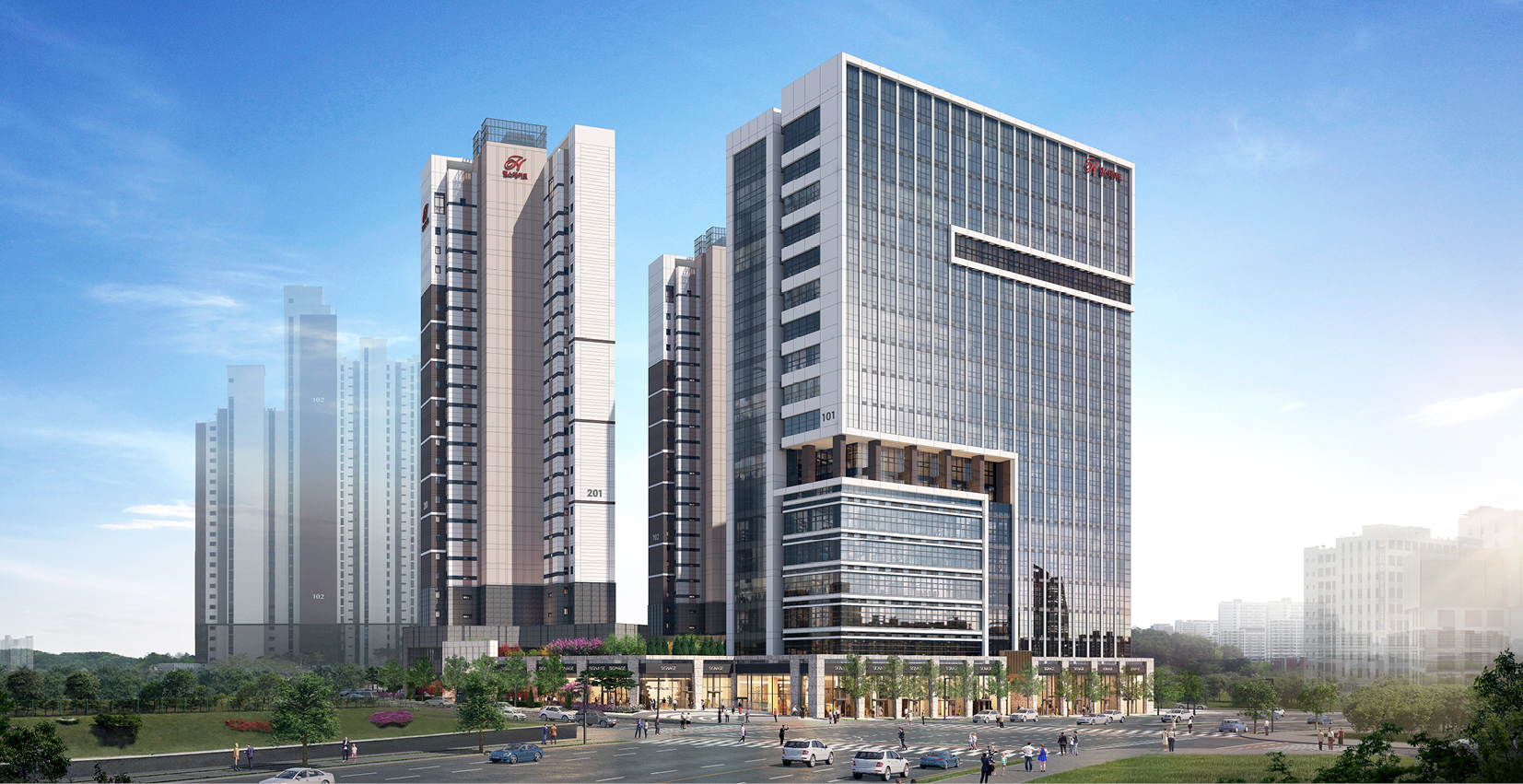 힐스테이트 동탄 르센텀 투시도