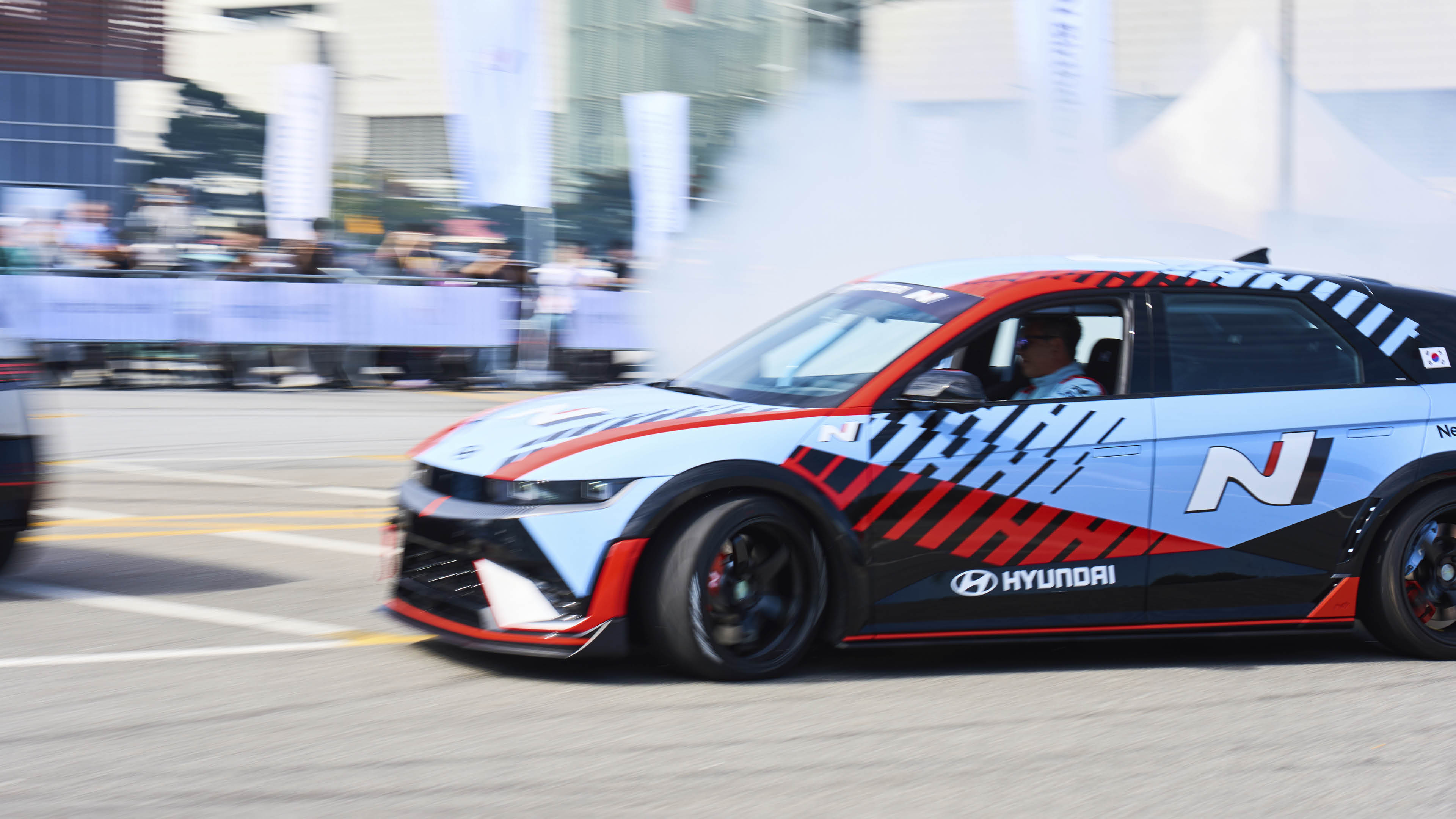 IONIQ 5 N in drifting