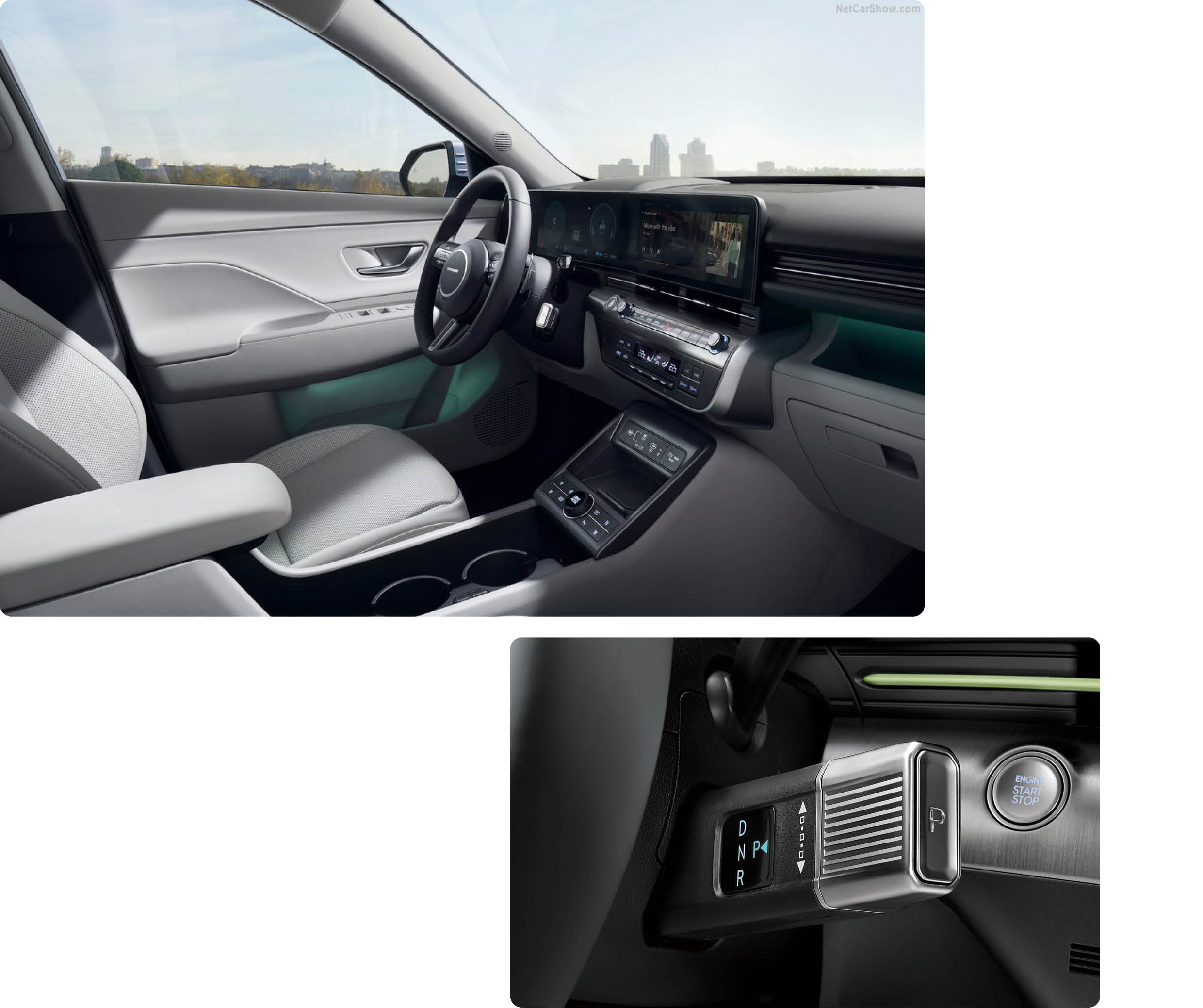 코나 하이브리드 실내 공간