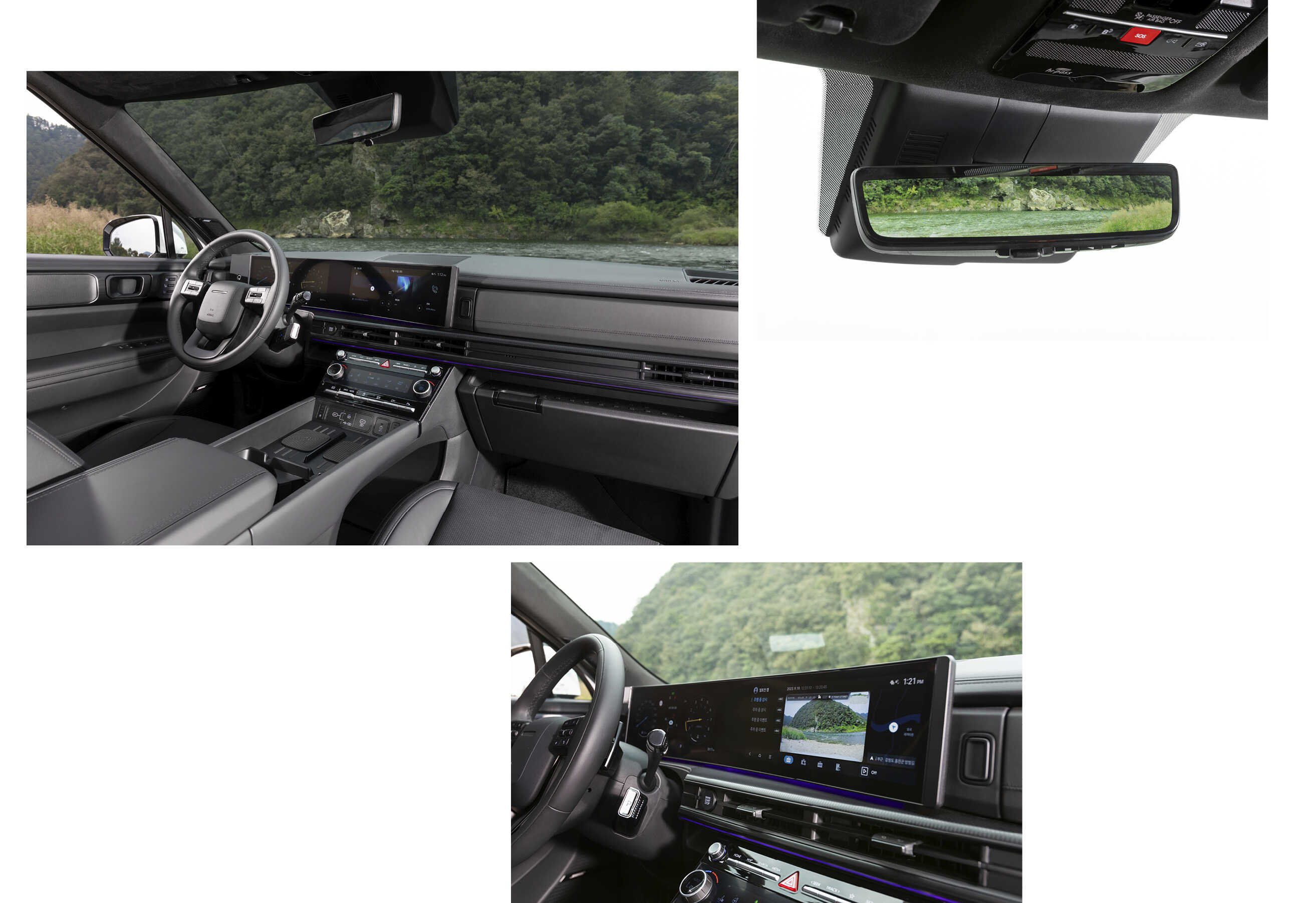 The interior of The All New Santa Fe