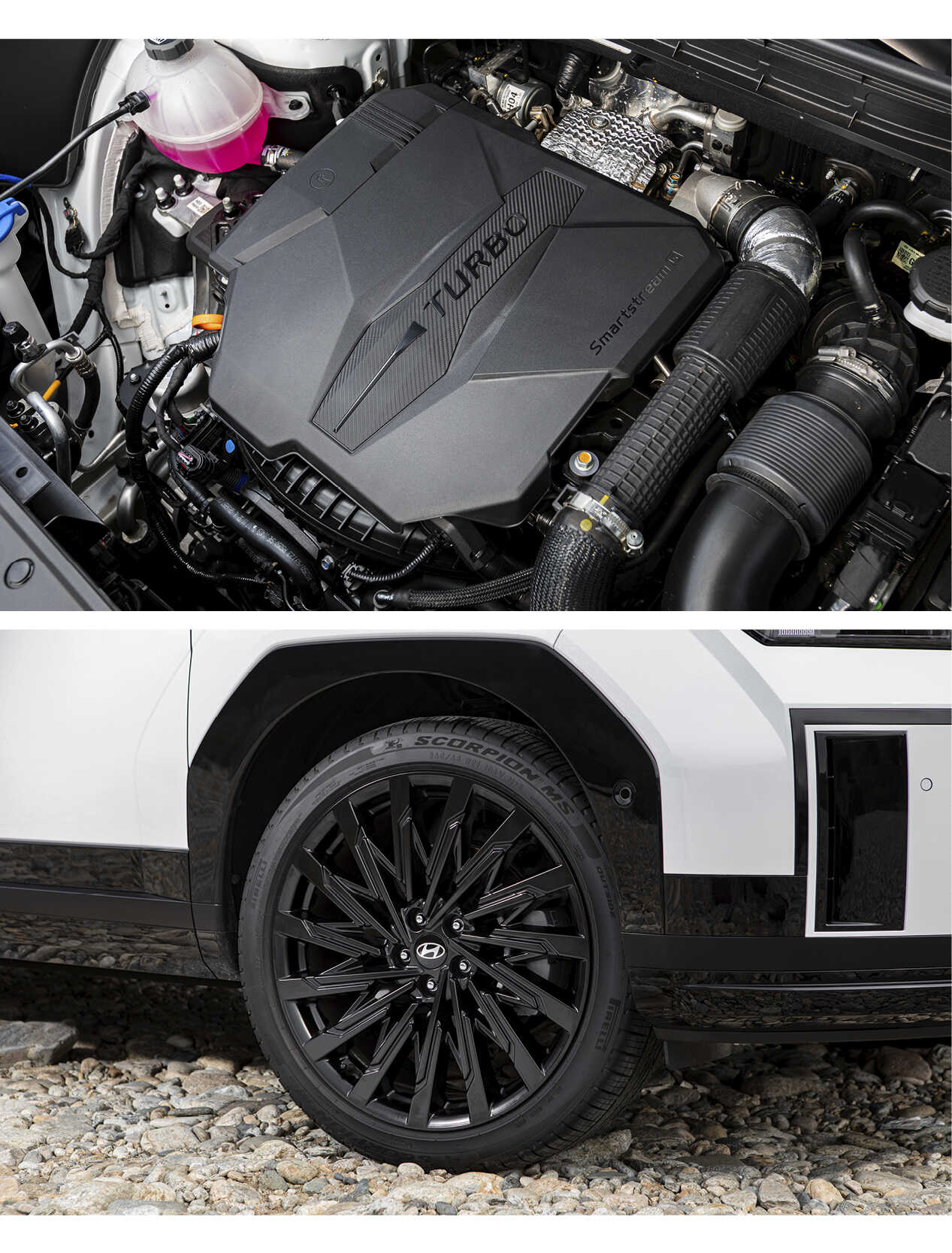 올 뉴 싼타페의 2.5 터보 가솔린 엔진