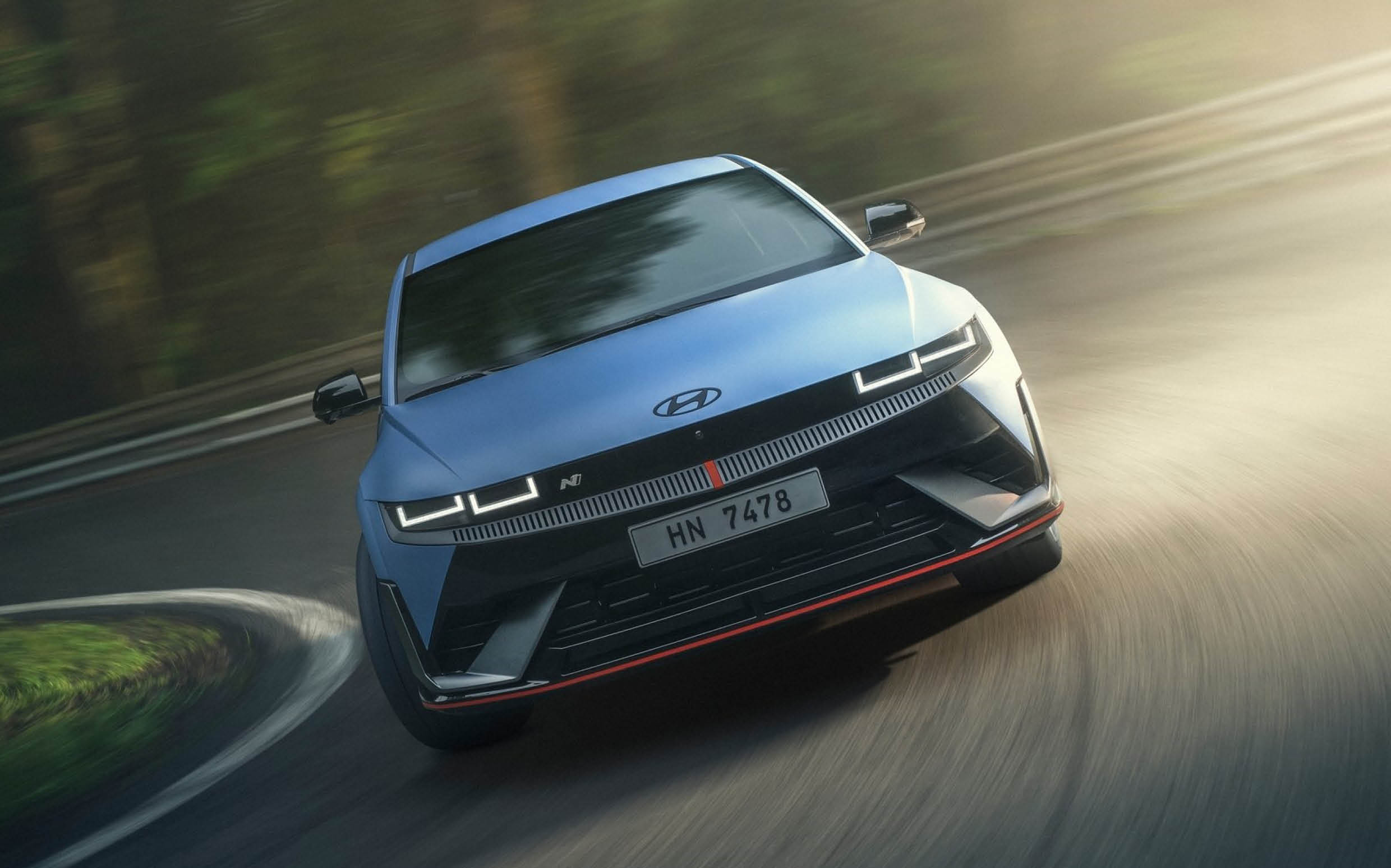 아이오닉 5 n의 주행모습