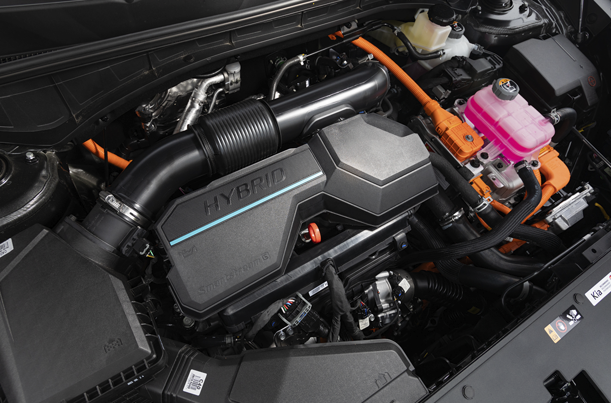 The New Sorento’s engine room
