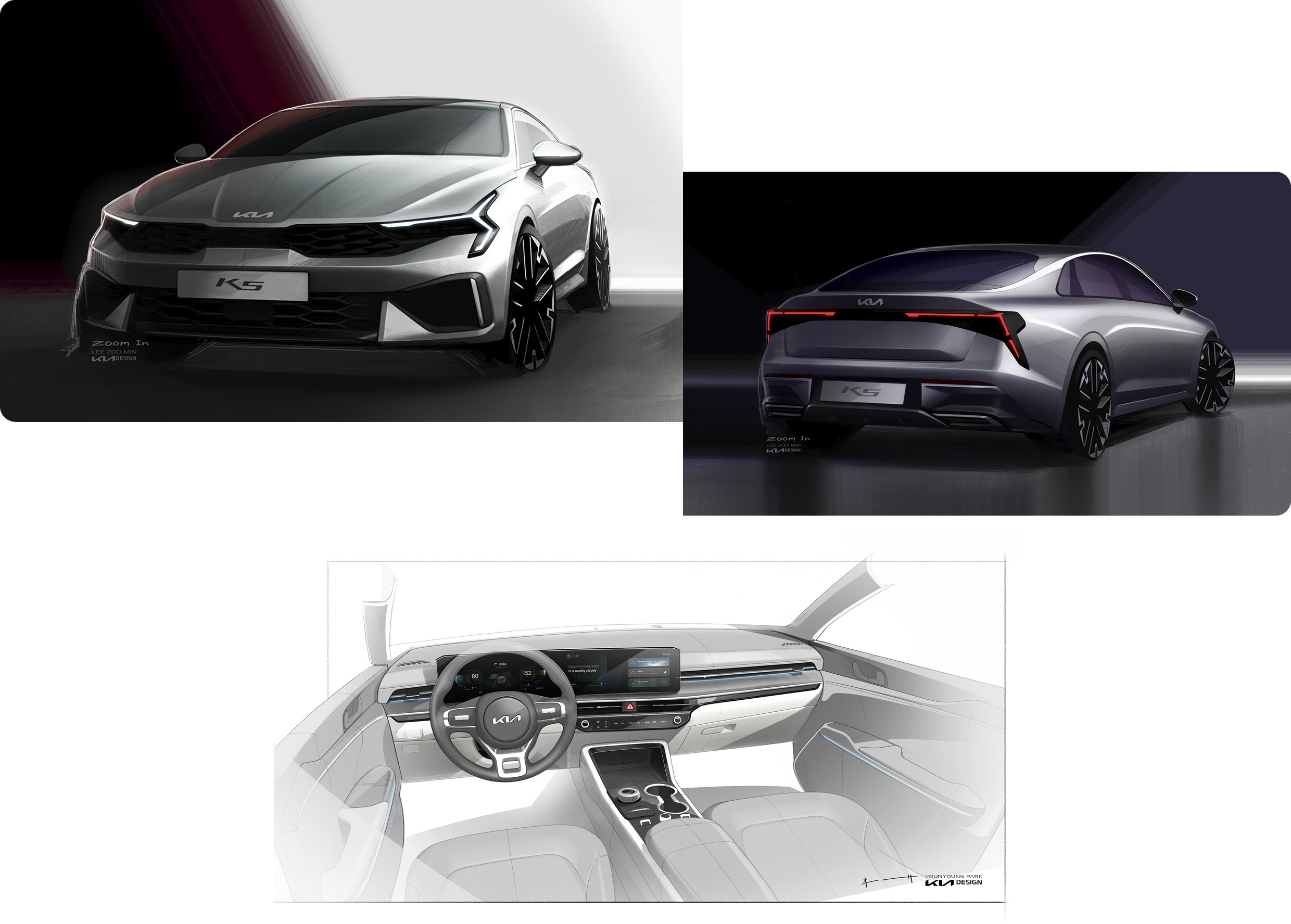 더 뉴 K5 일러스트