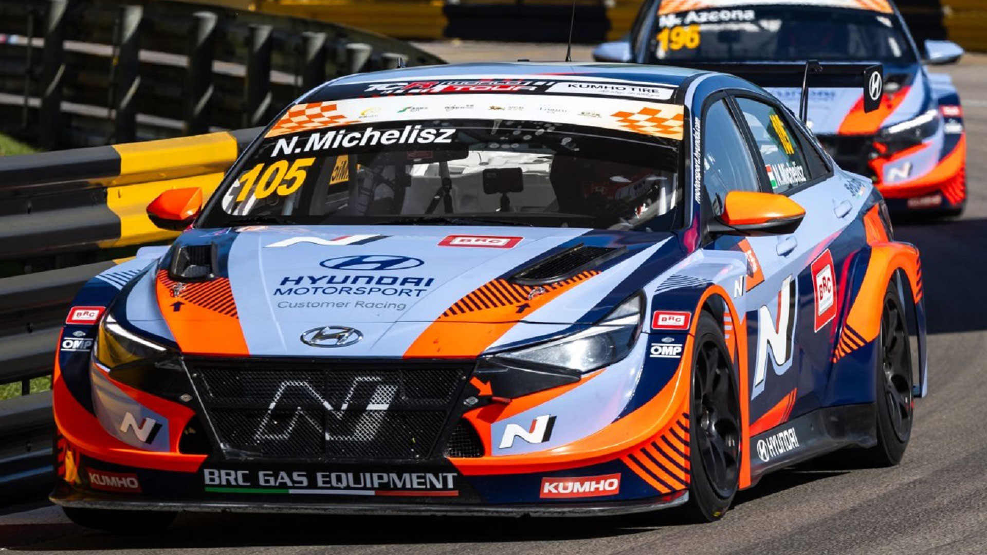 현대자동차 '아반떼 N TCR', '2023 TCR 월드투어' 마카오 대회 우승