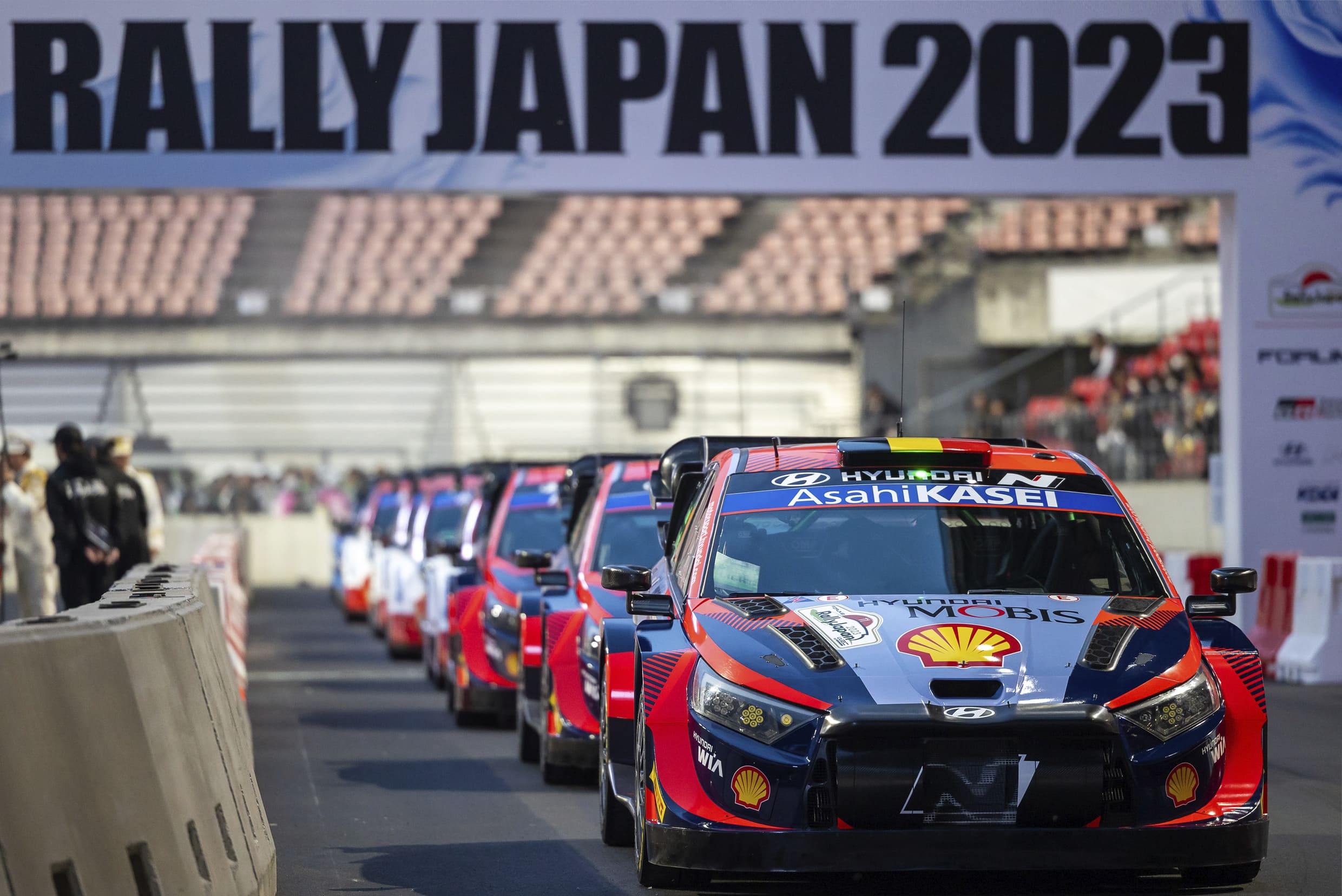 현대 월드랠리팀 i20 N 랠리1 하이브리드의 모습