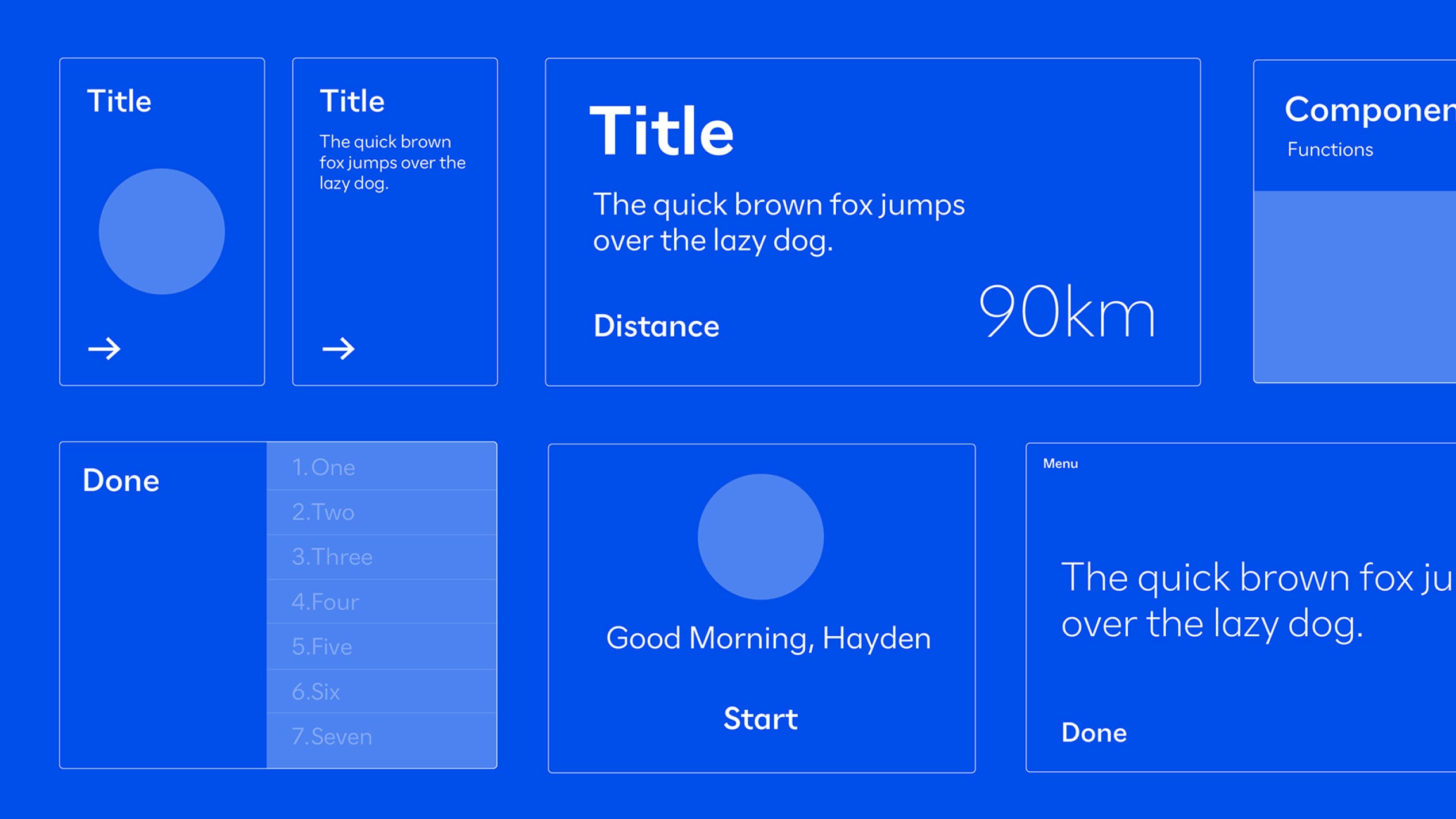 현대 산스 UI의 영문 대소문자 대비와 폭 등의 디테일 요소를 보여주는 인포그래픽