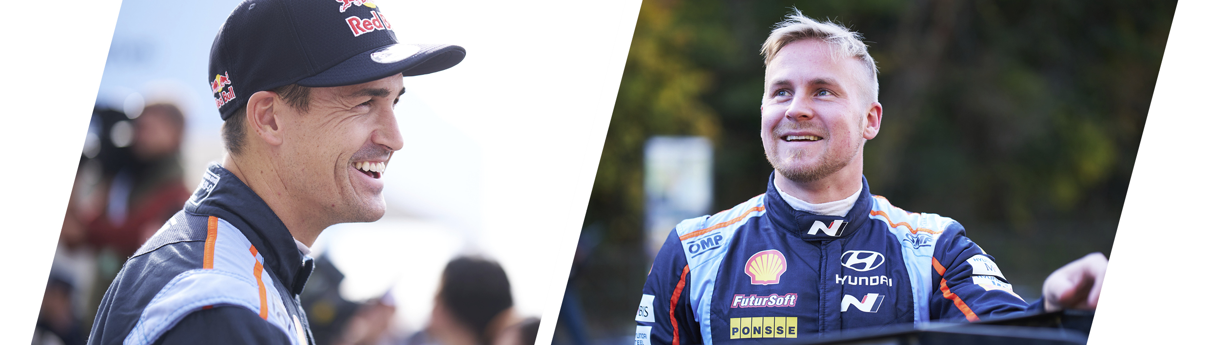 Hyundai World Rally Team drivers Dani Sordo and Esapeca Rafi