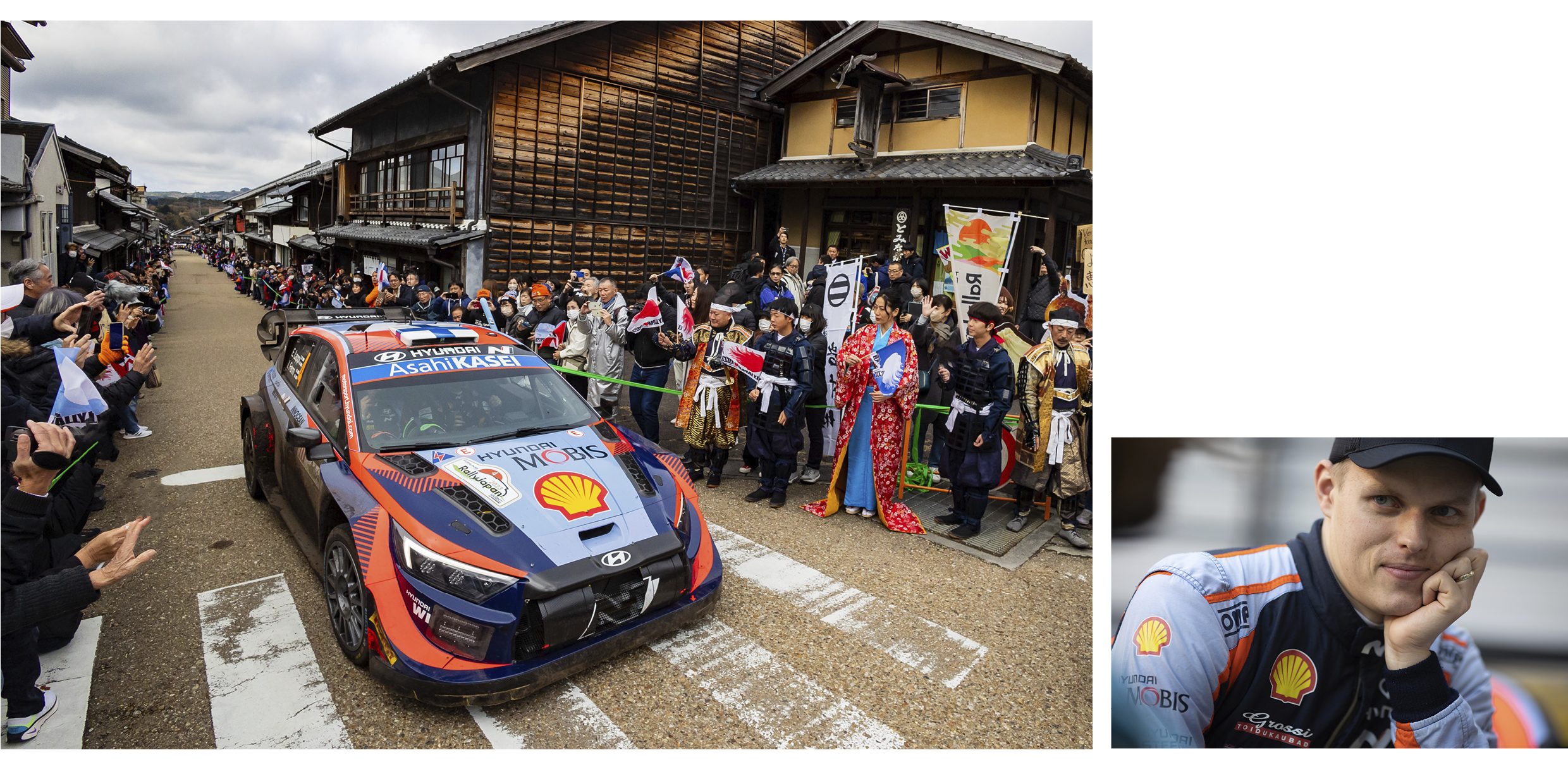 Driving of the Hyundai World Rally Team i20 N Rally 1 Hybrid