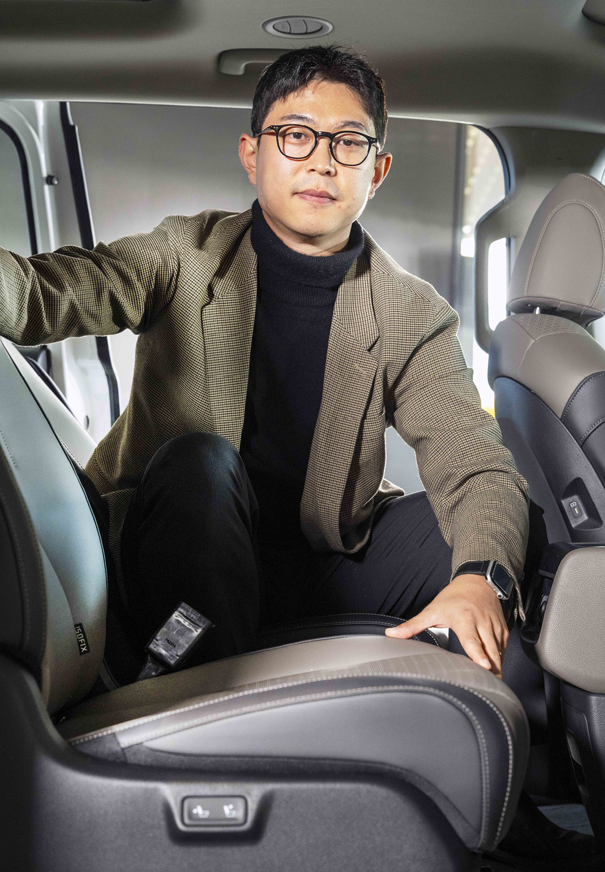 더 뉴 카니발 내장 디자인을 담당한 연구원