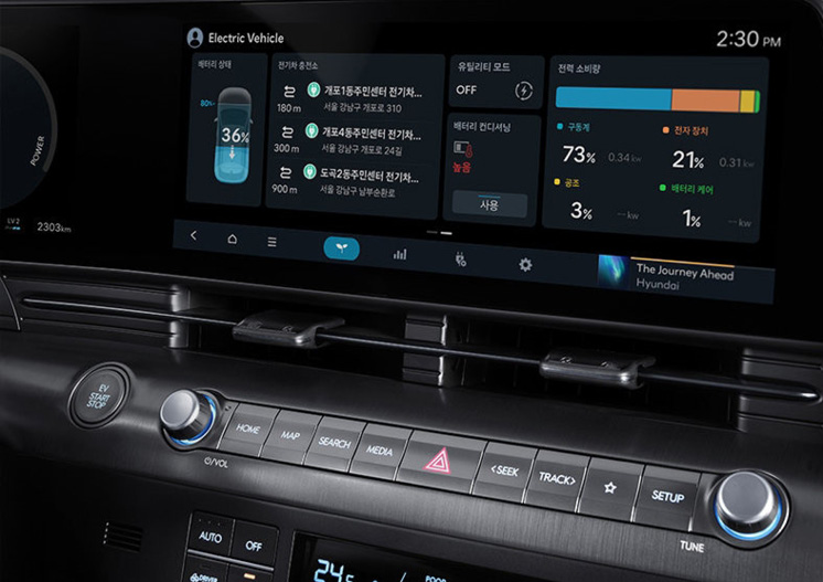 infotainment monitor
