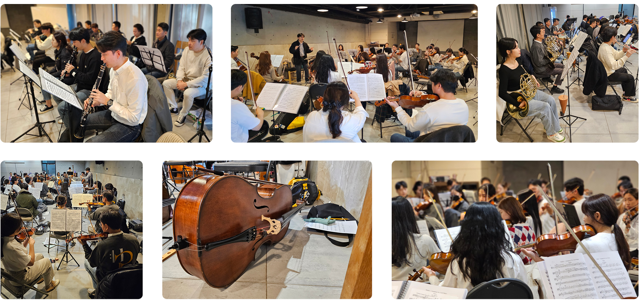 10월에 진행한 1박 2일의 합숙 연습 ‘뮤직캠프’ 현장