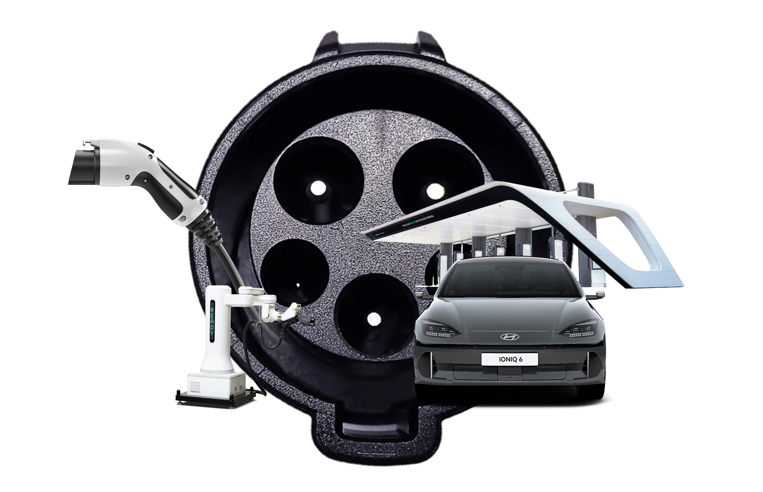 충전 케이블, 고속 충전기, 충전 로봇 등 현대차그룹의 전기차 충전 기술들