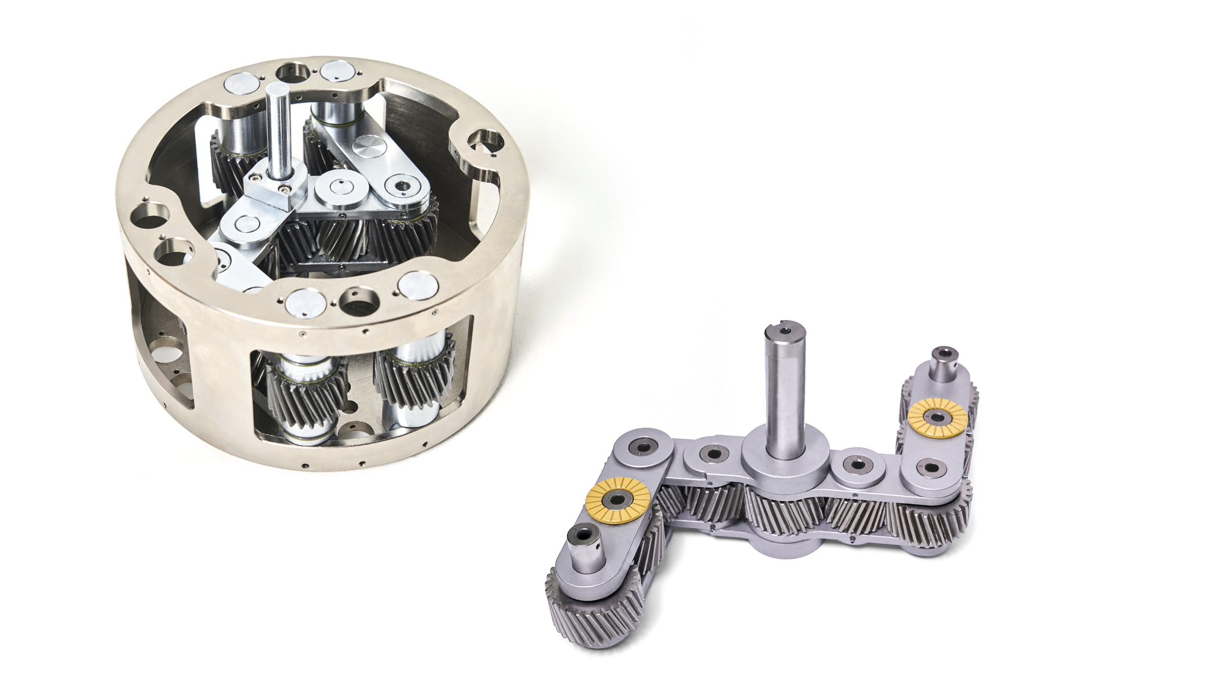 유니버설 휠 드라이브 시스템의 내부 구조