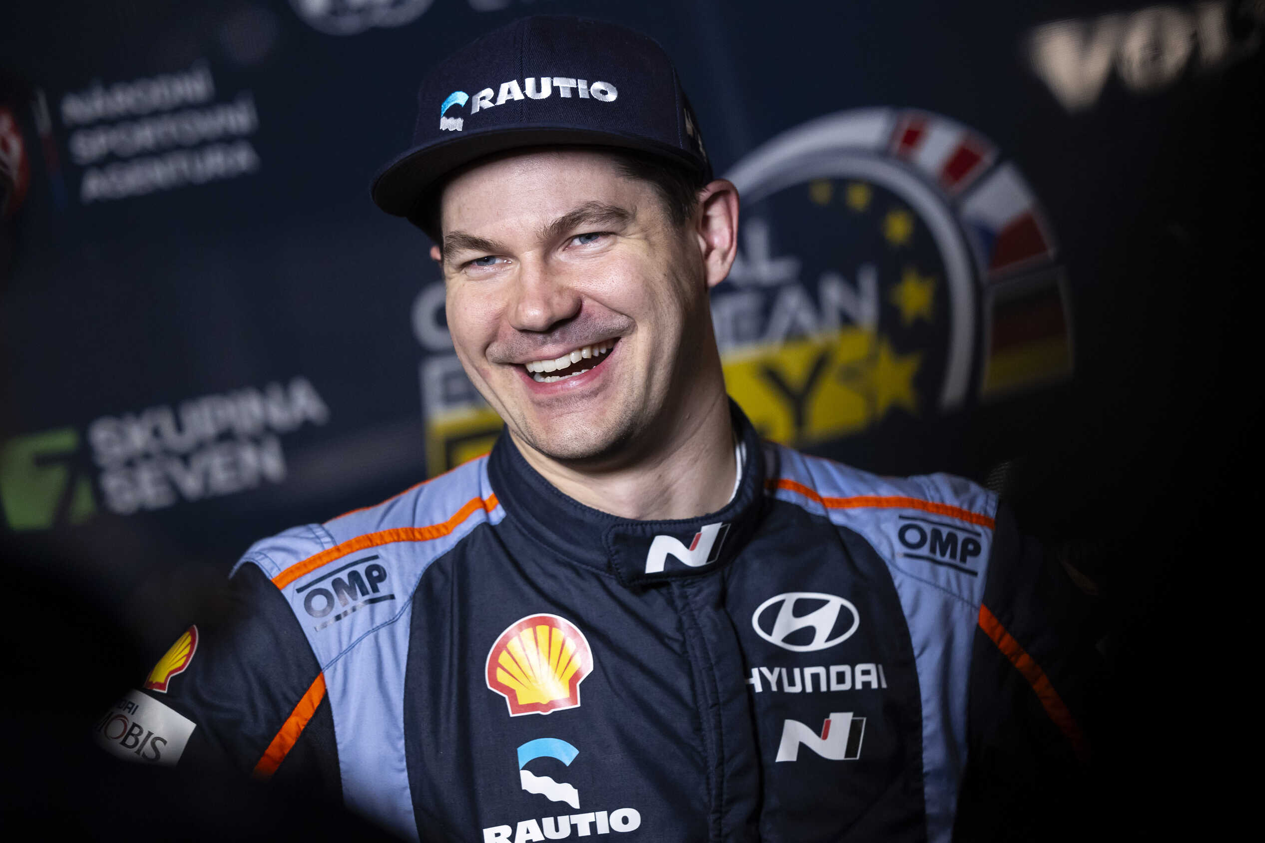 Teemu Suninen is being interviewed