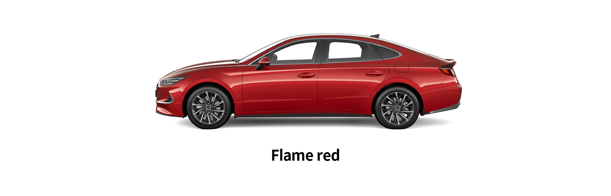 The Flame Red Color of the 8th generation SONATA