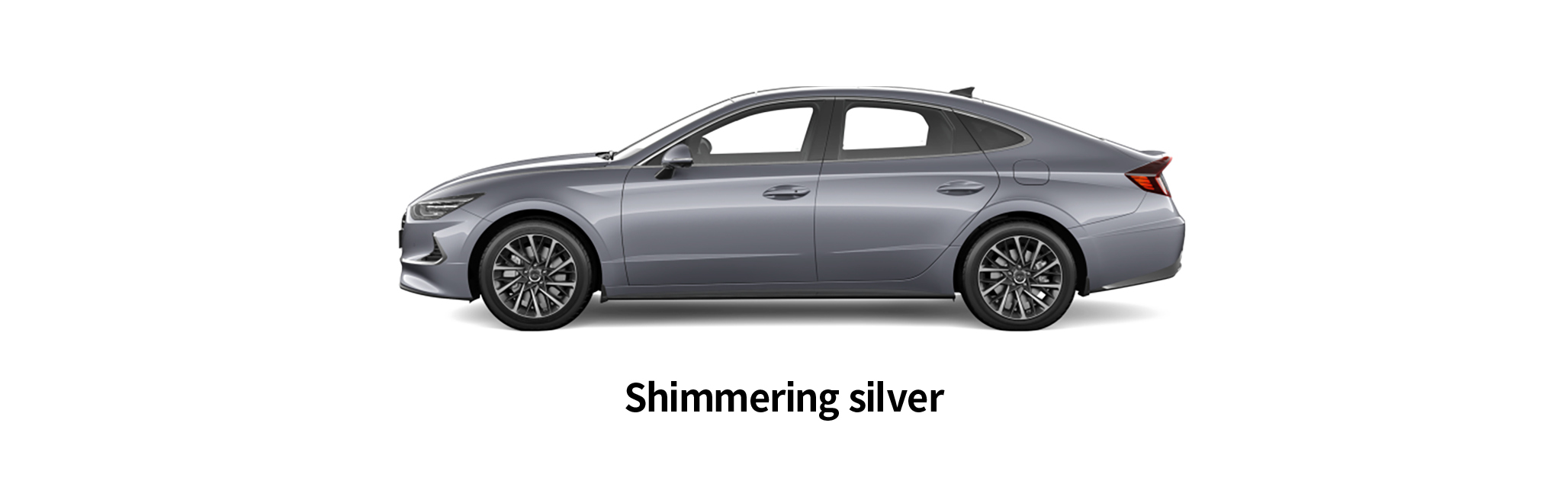 The Shimmering Silver Color of the 8th generation SONATA