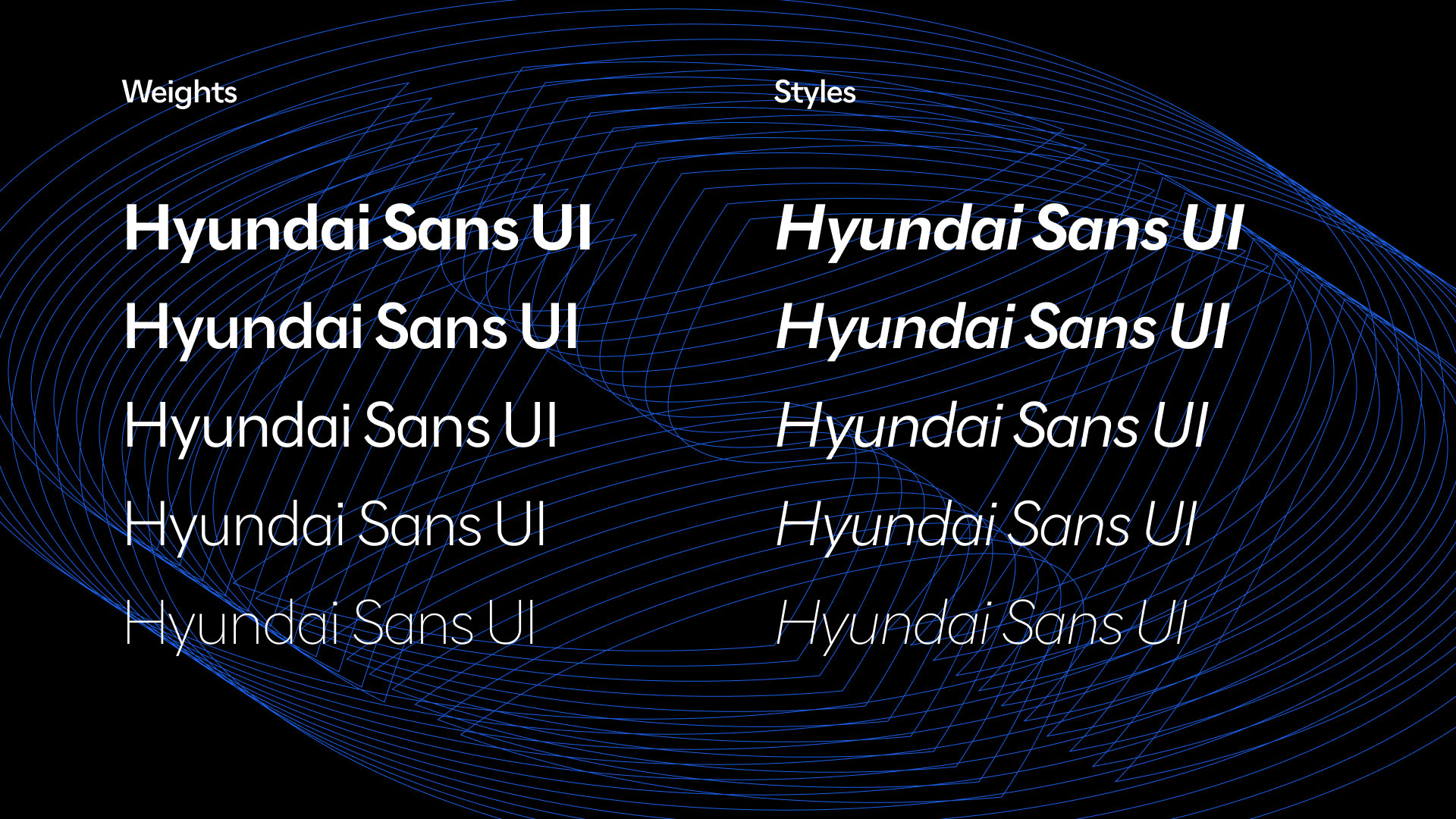 Hyundai Sans UI (mobility-exclusive font)