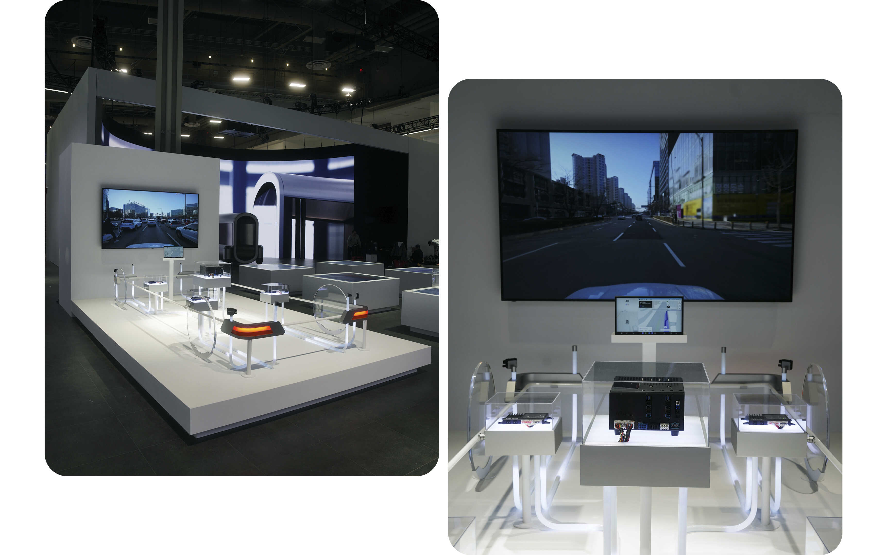 전기·전자 아키텍처의 시연 모습