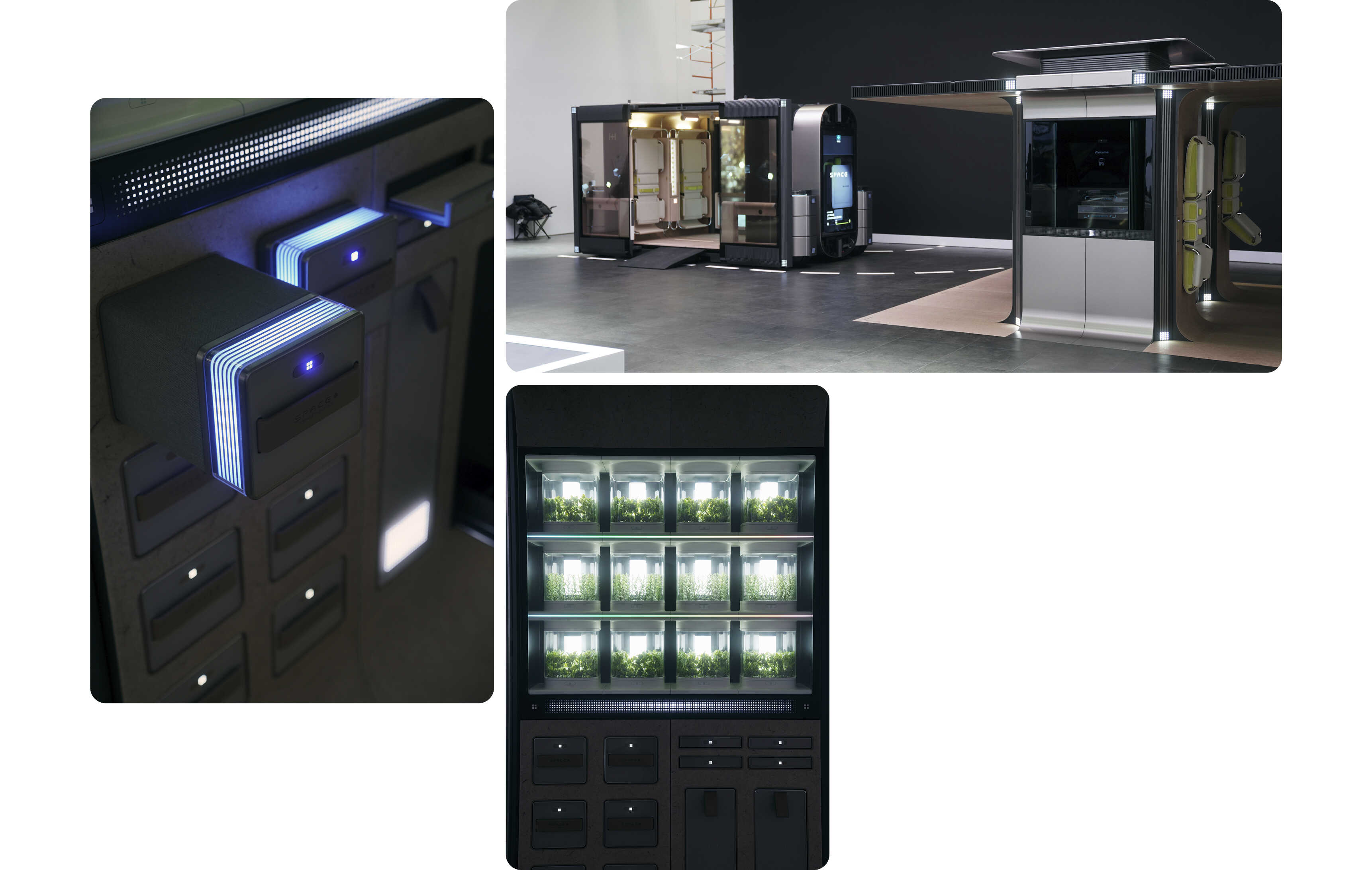 현대차 SPACE 파빌리온 전시 모습