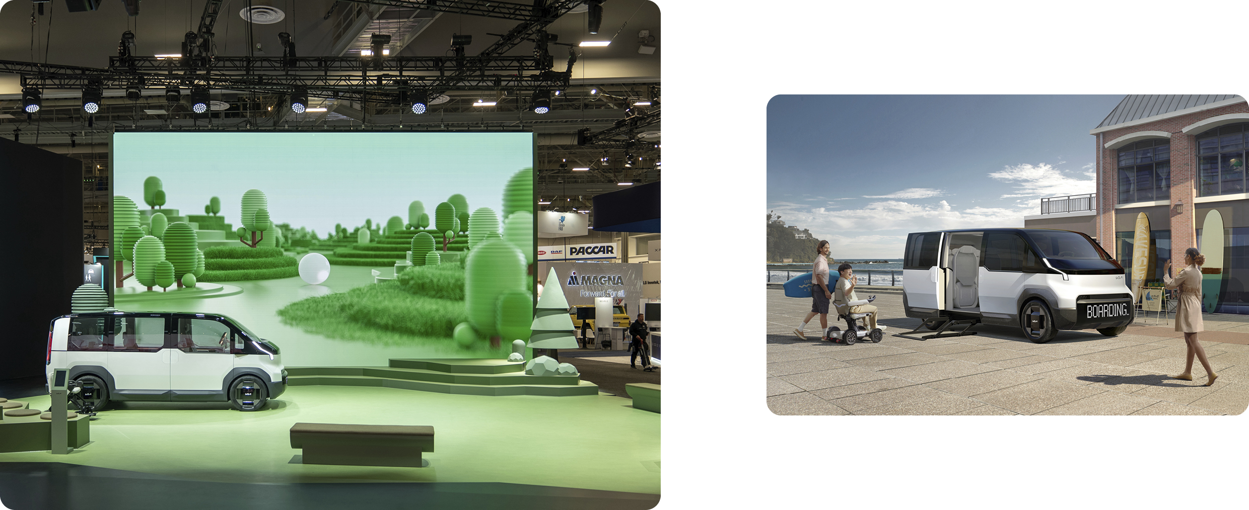 파크 존 부스와 PV5