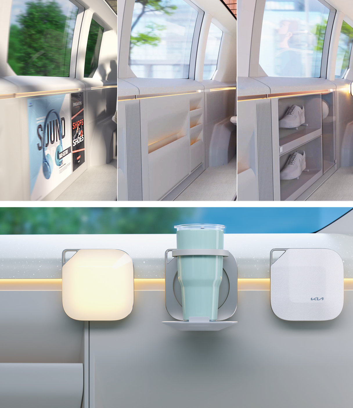 PV5의 레일 시스템과 타일 시스템