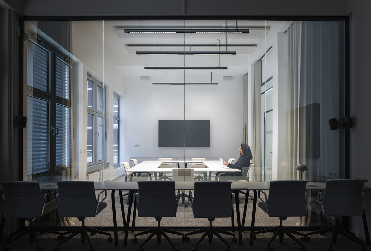 현대자동차그룹 UX 스튜디오 프랑크푸르트의 UX 미팅 공간의 모습