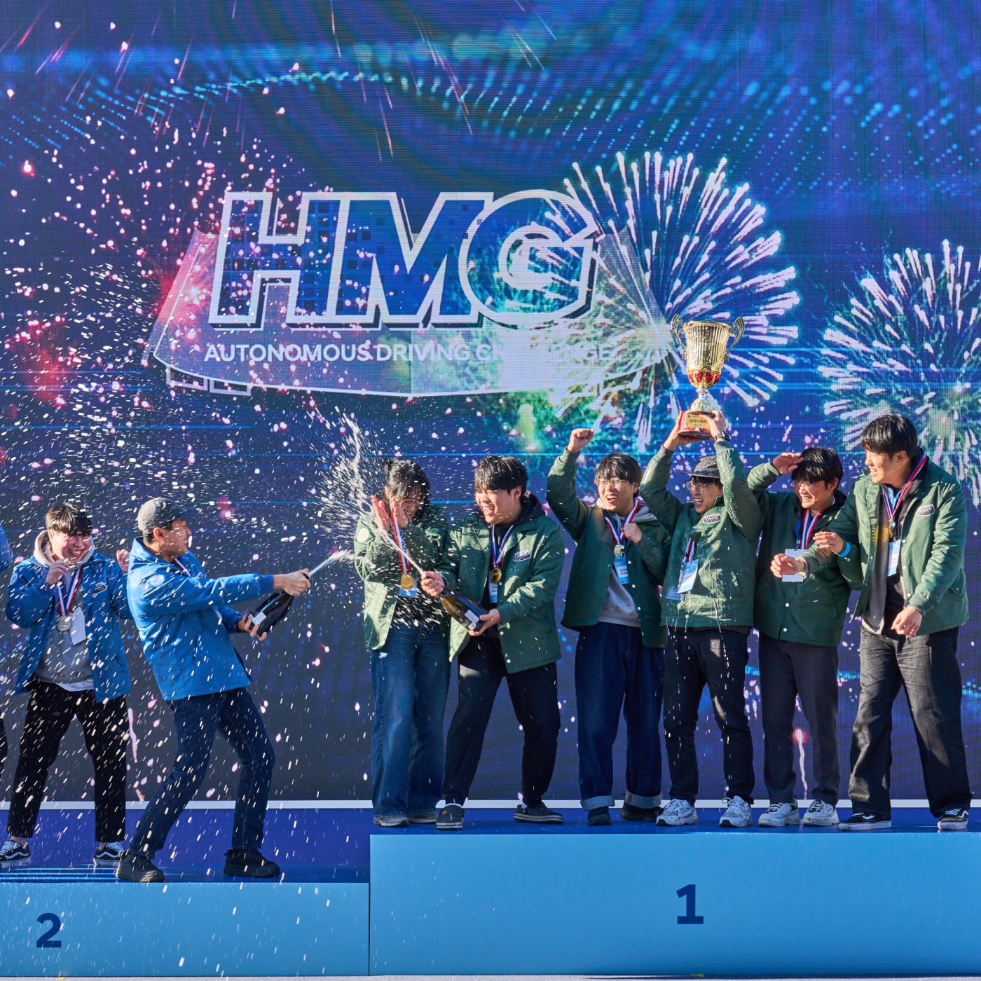 HMG 드라이빙 챌린지 수상 모습