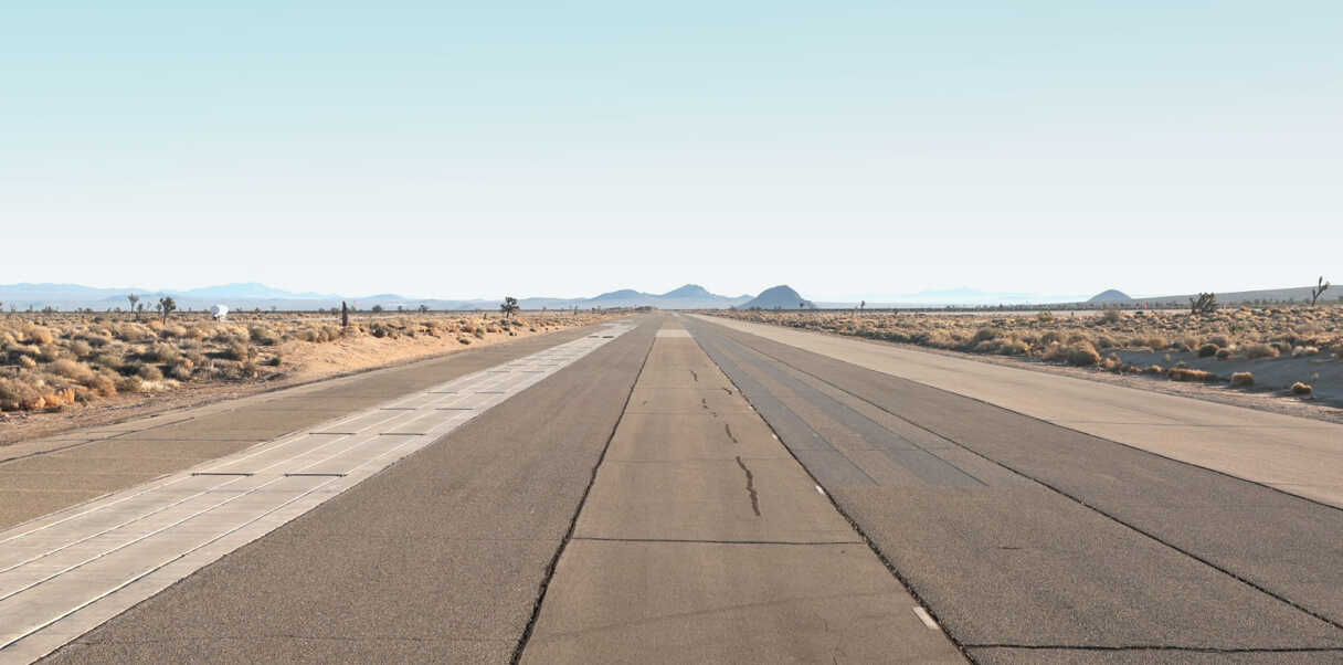 Appearance of the ride comfort and noise test track at the driving test site