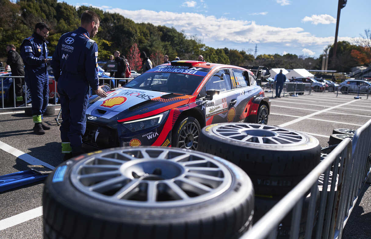 the Hyundai Motors WRC team