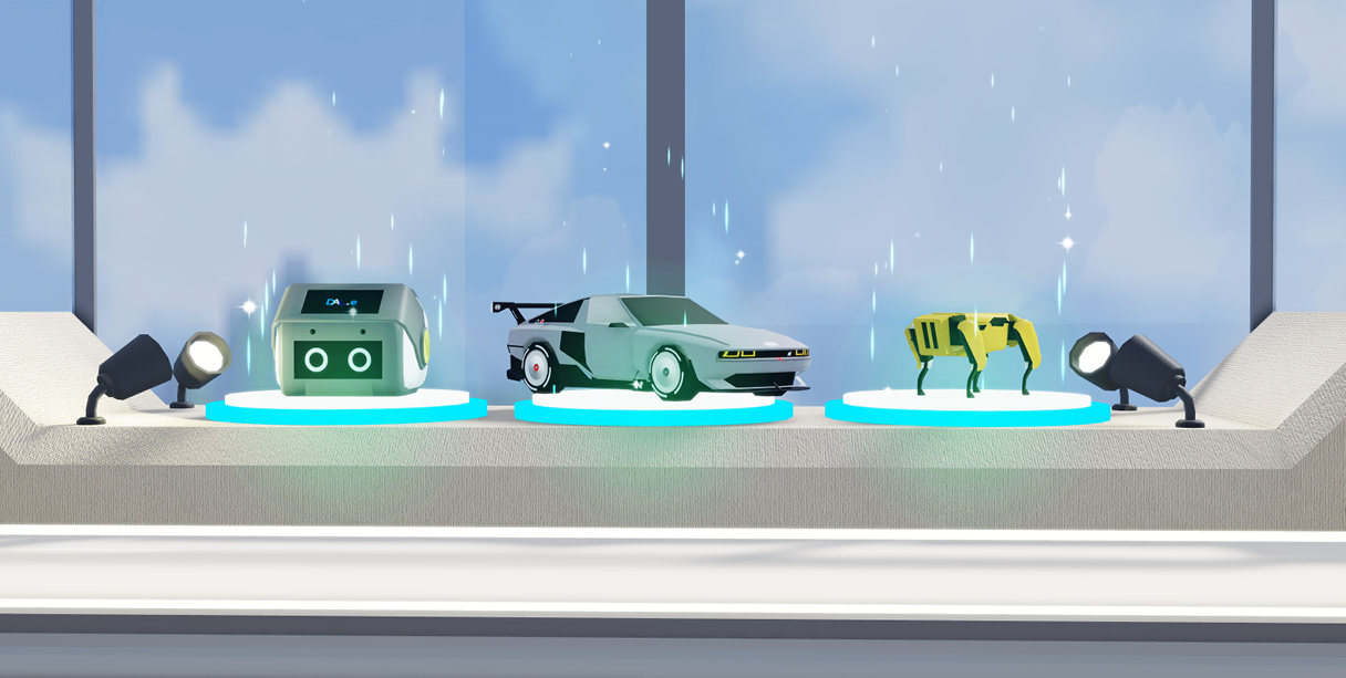 로블록스에 등장하는 현대자동차의 미래 모빌리티와 로보틱스