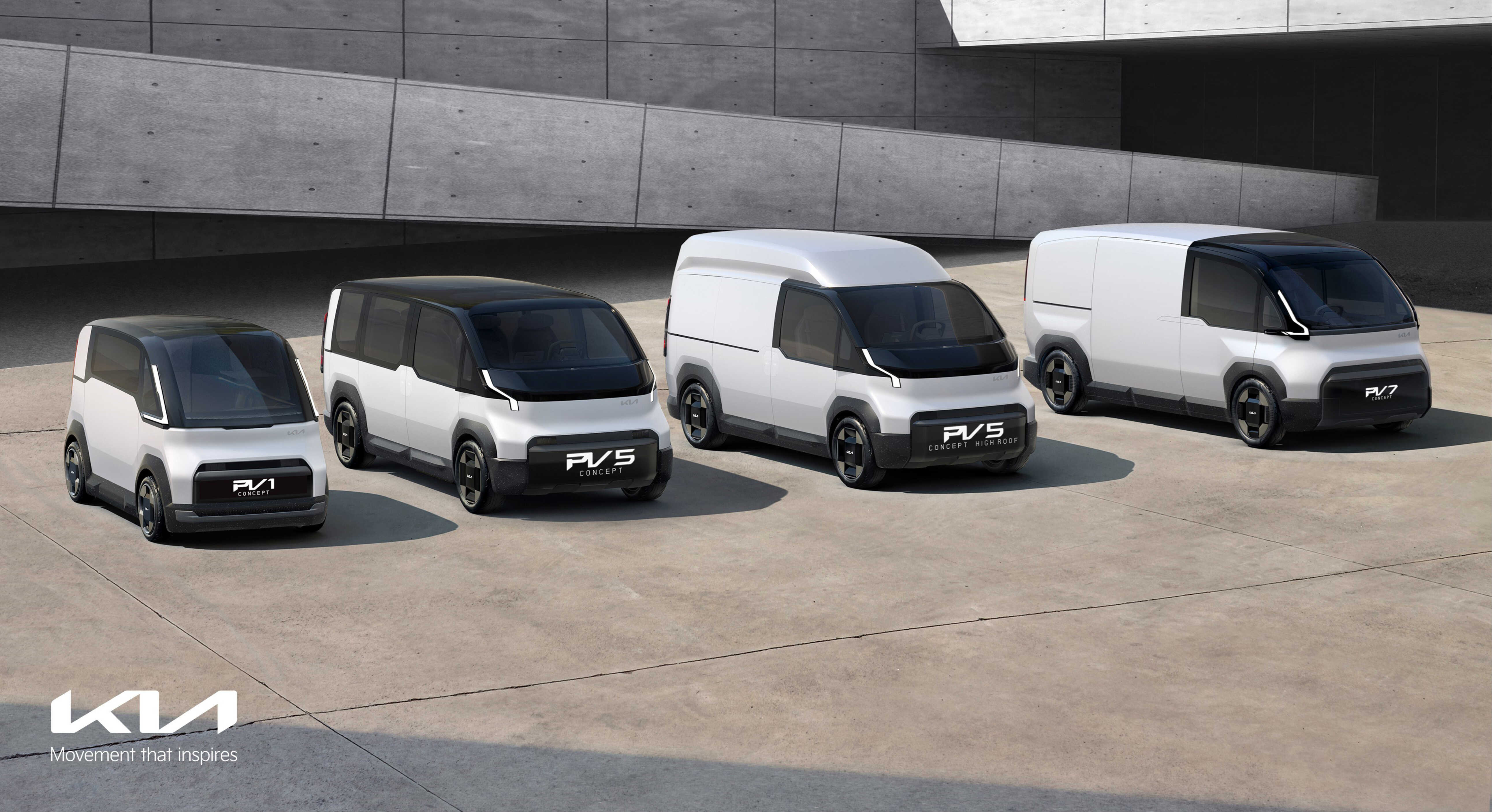 The PBV concept models revealed by Kia