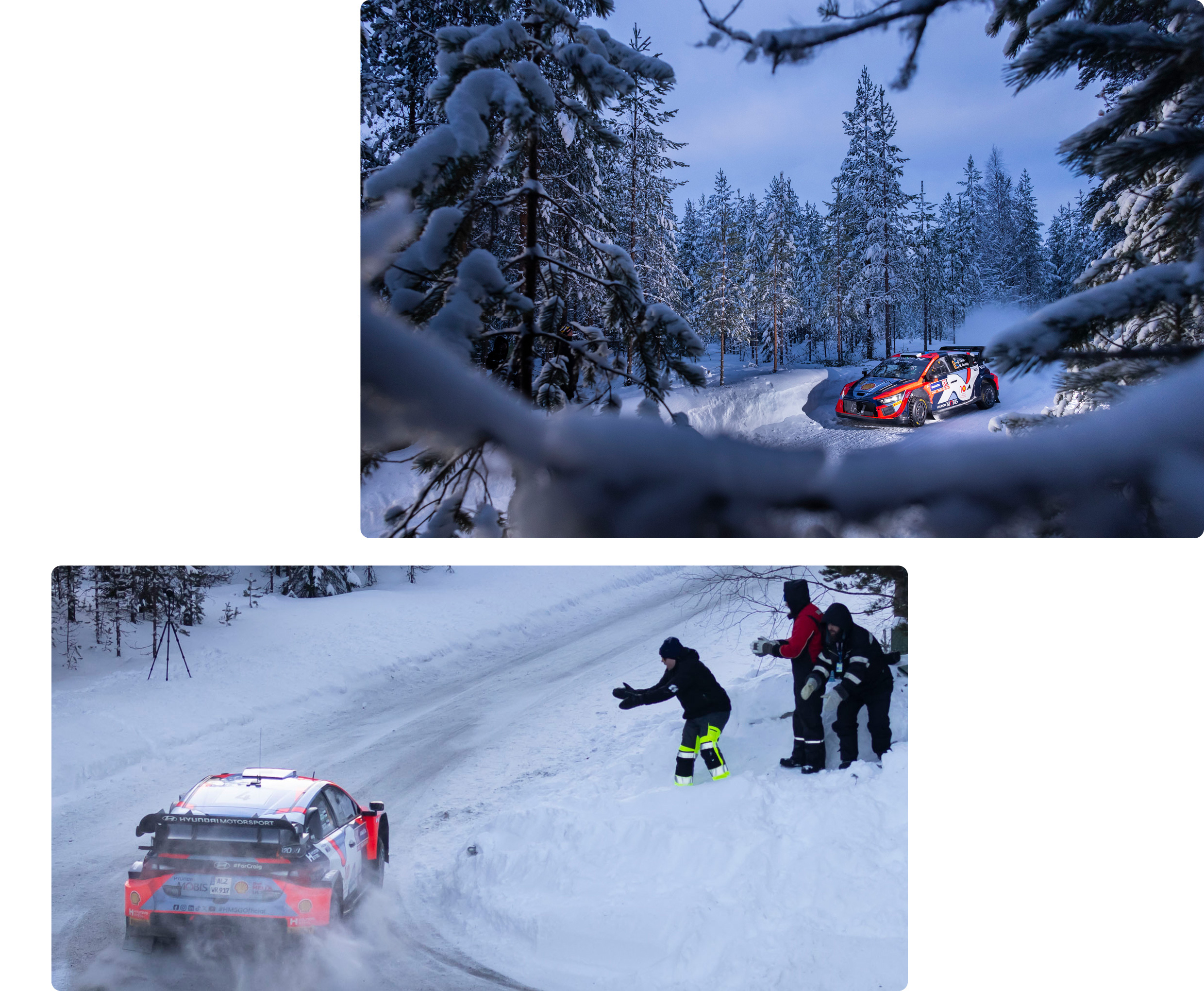 Swedish rally scene photos