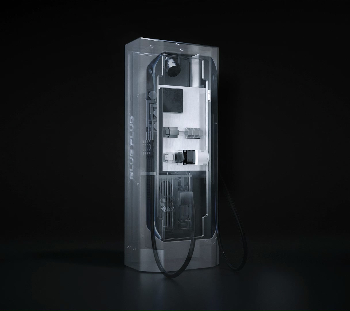 현대케피코 블루 플러그의 내부를 보여주는 모습