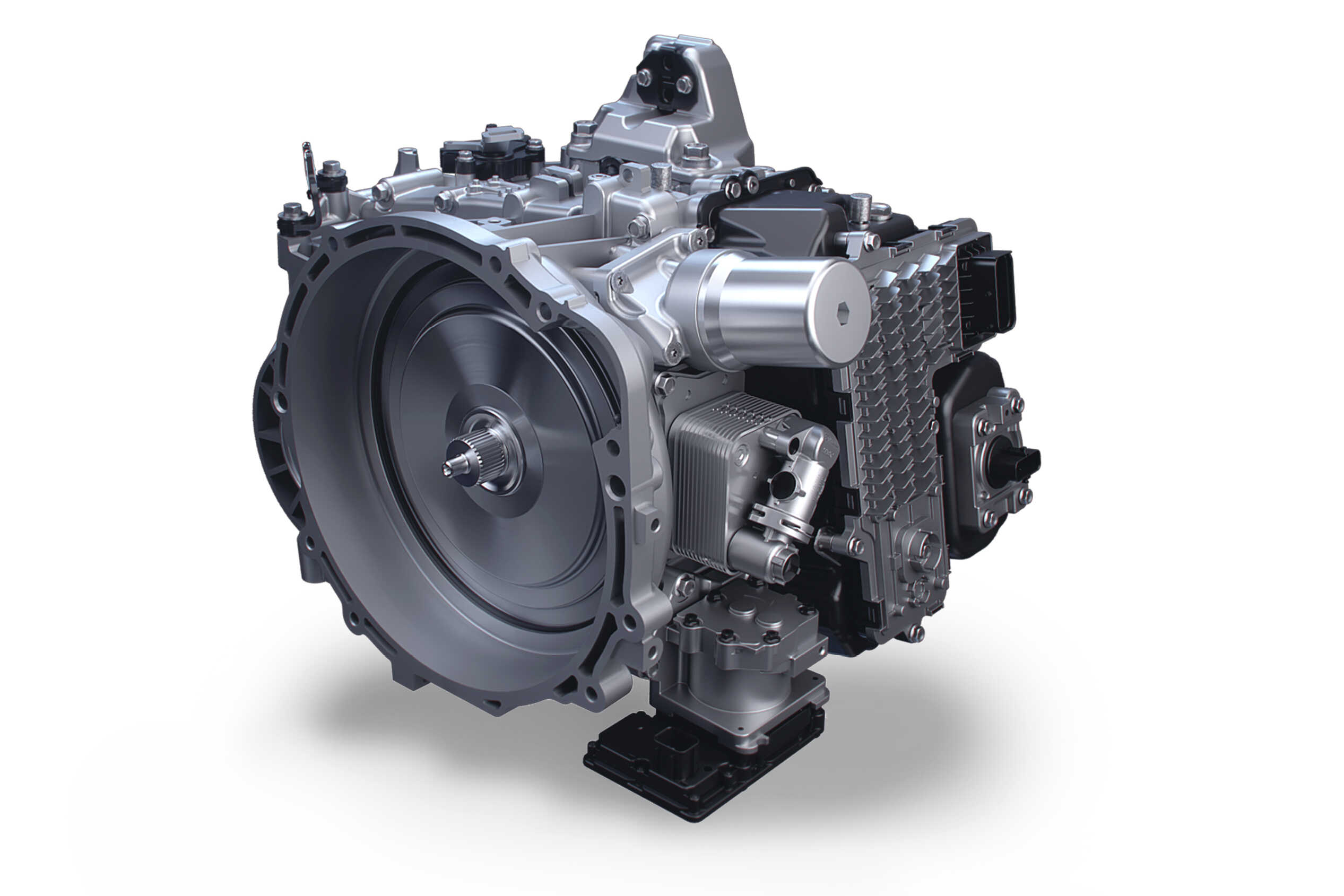 자동차 변속기 부품의 전측면 모습