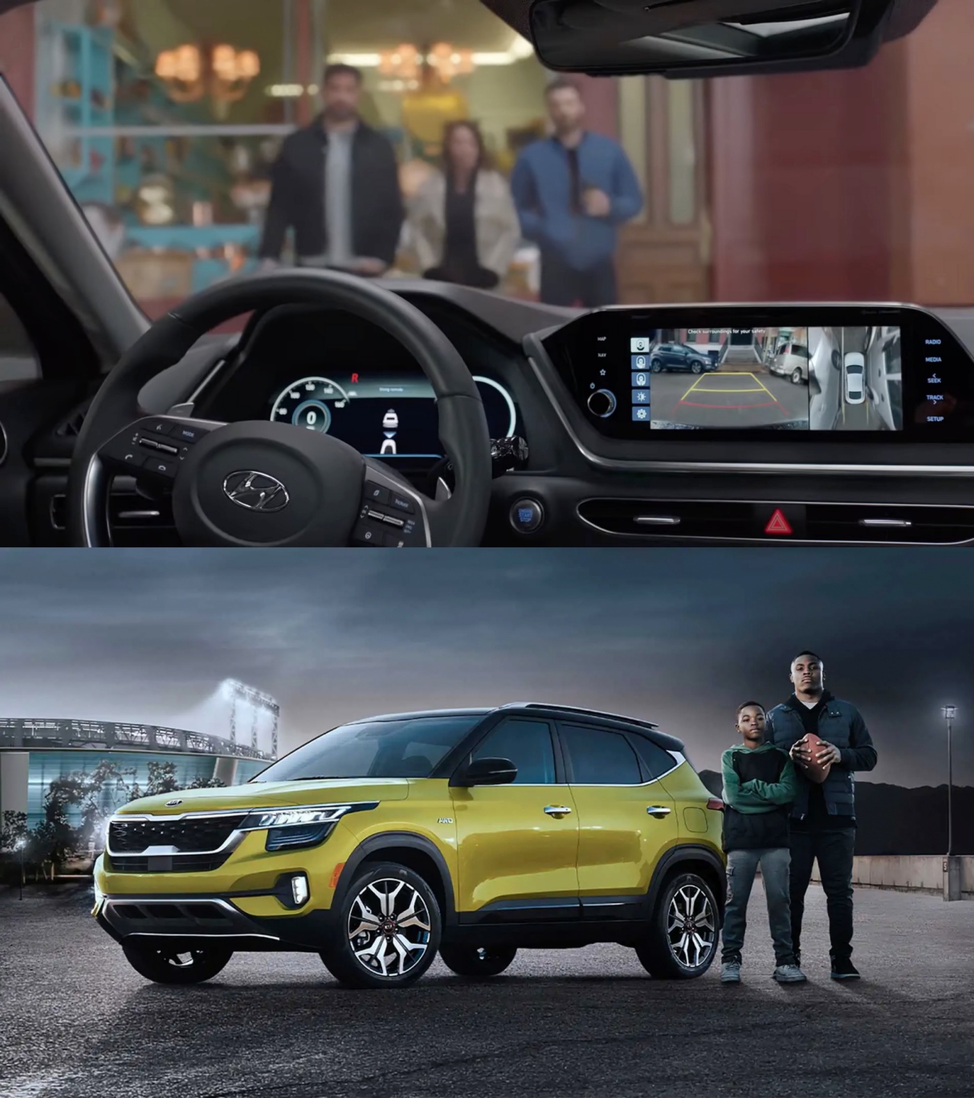 Hyundai motor and Kia's Super Bowl commercials in 2020.
