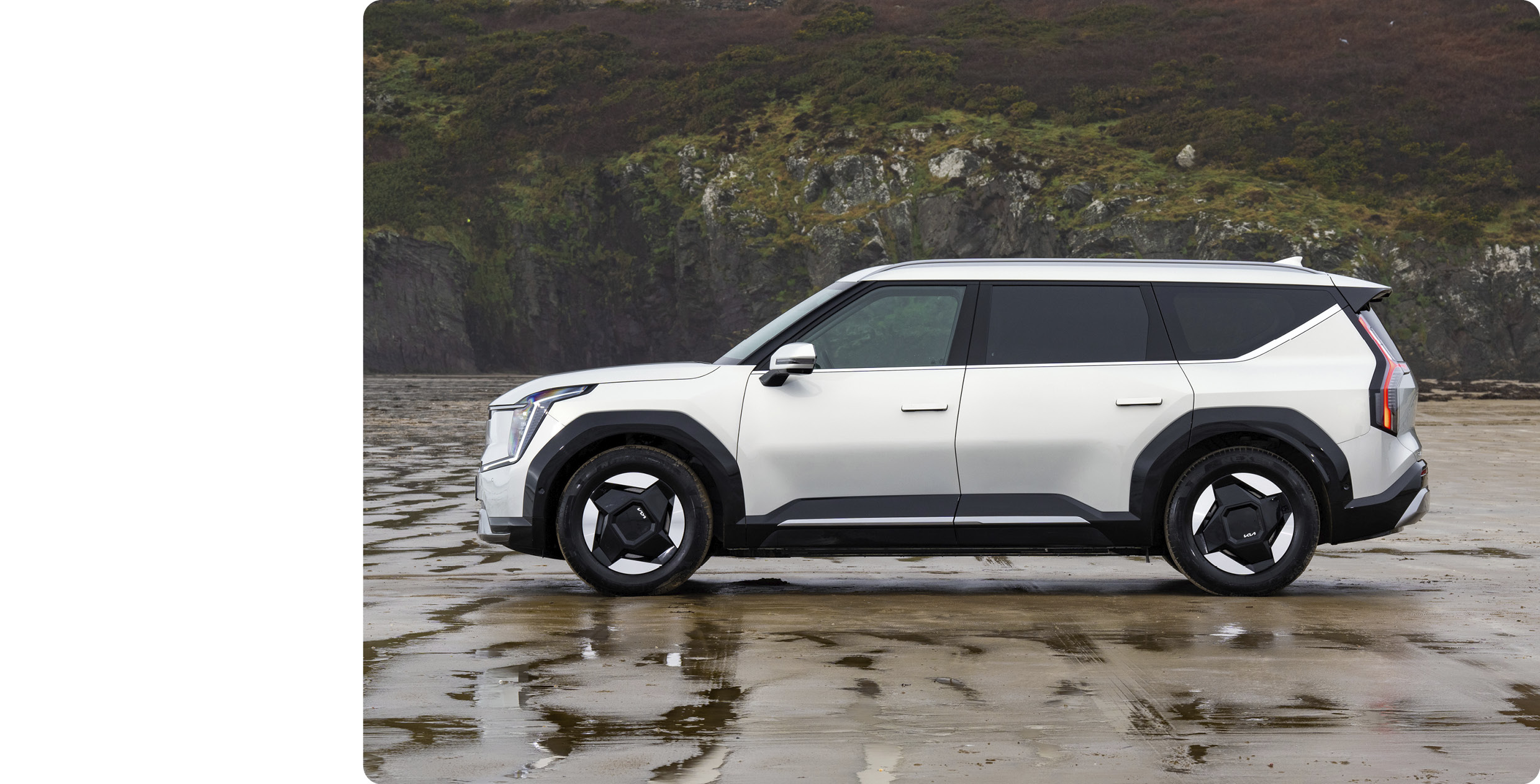 기아 EV9의 측면 모습