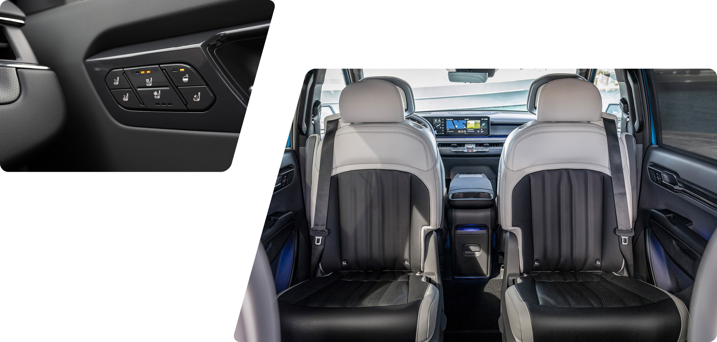 기아 EV9의 편의 사양과 스위블링 시트