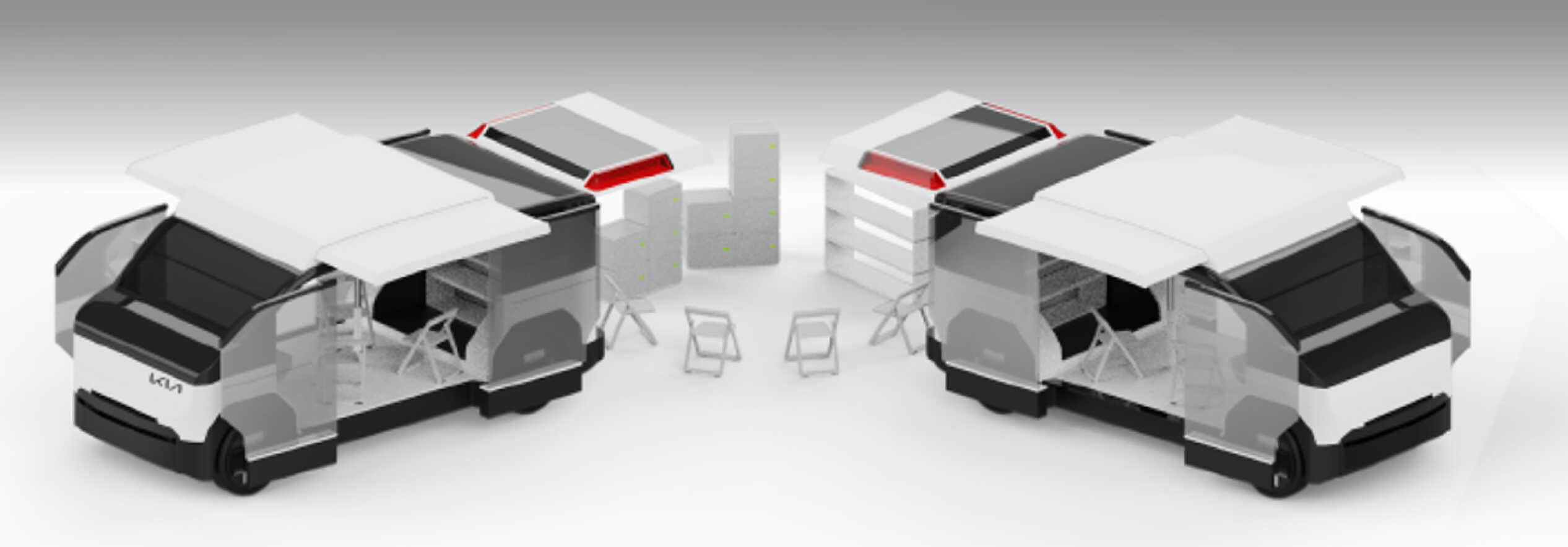 Sketch of the flea market idea conducted by PBV