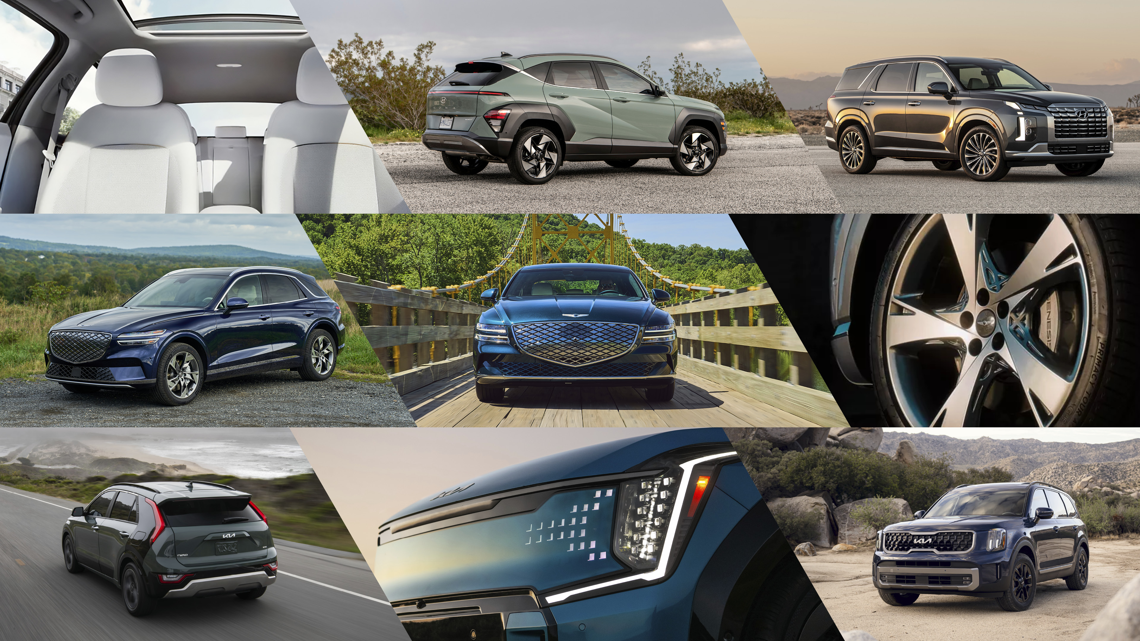 글로벌 무대에서 수상한 현대차그룹 모델들의 모습