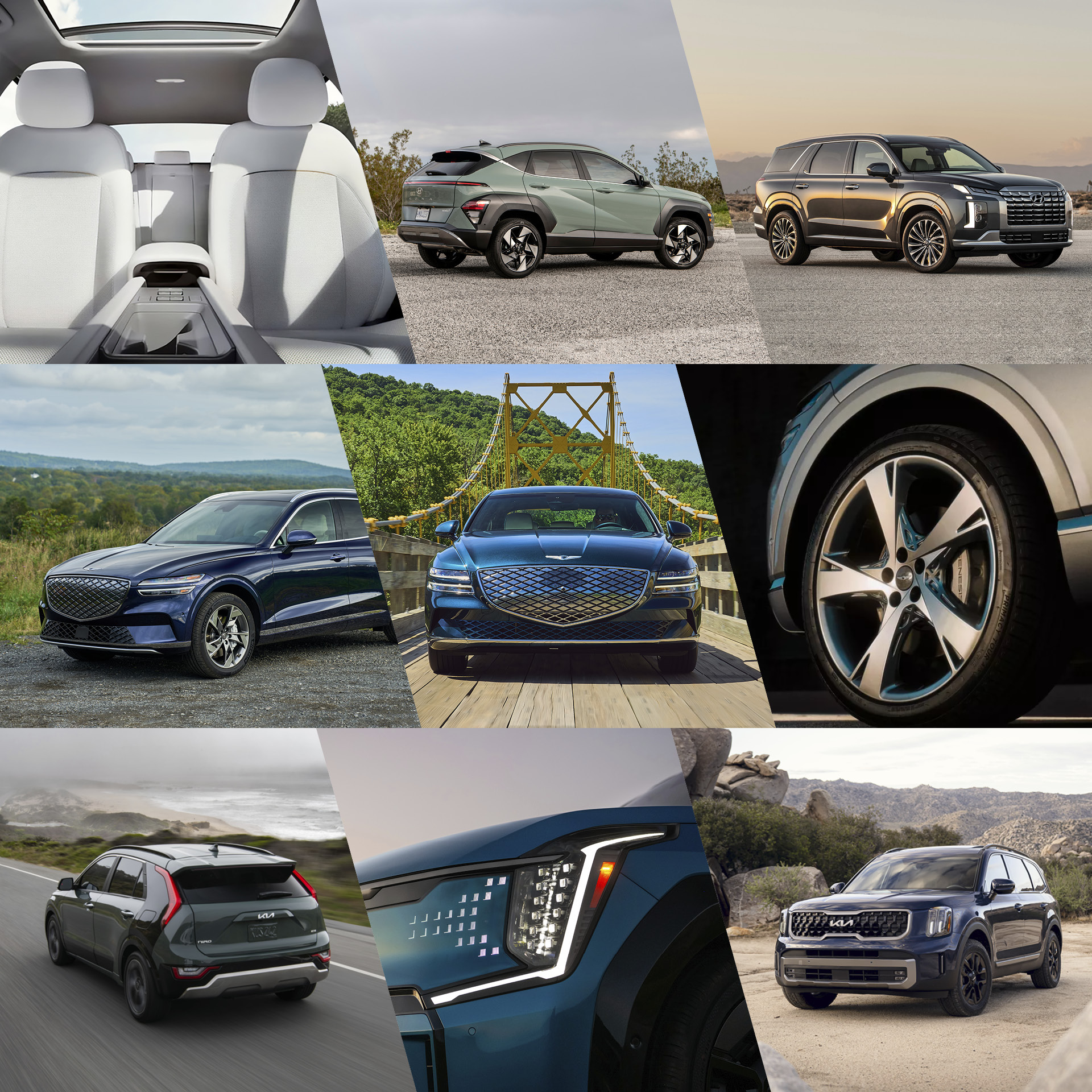 글로벌 무대에서 수상한 현대차그룹 모델들의 모습