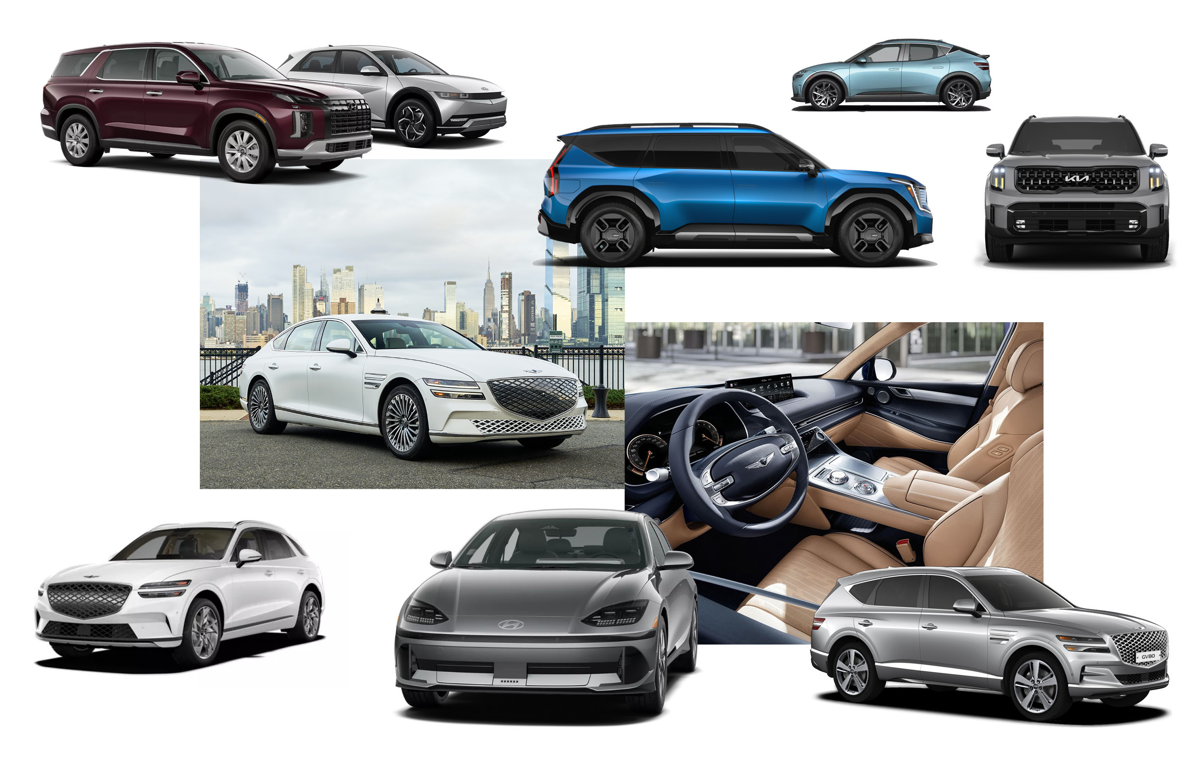 글로벌 무대에서 수상한 현대차그룹 모델들의 모습