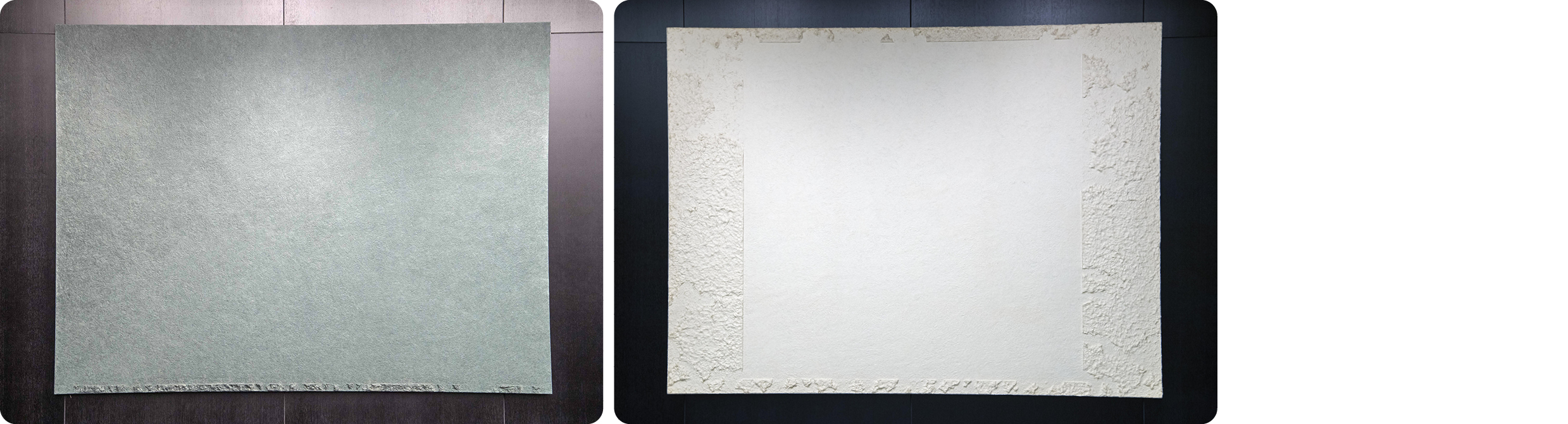 아트 살롱에 전시된 정창섭 화백의 작품인 묵고 시리즈