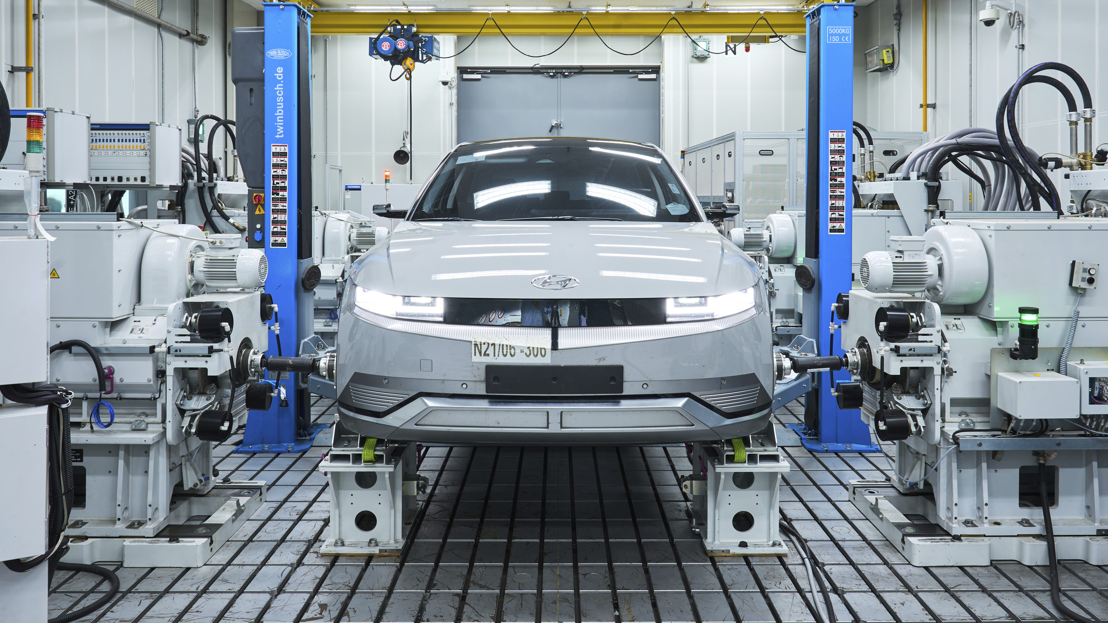 4축 동력계 시험실의 내부