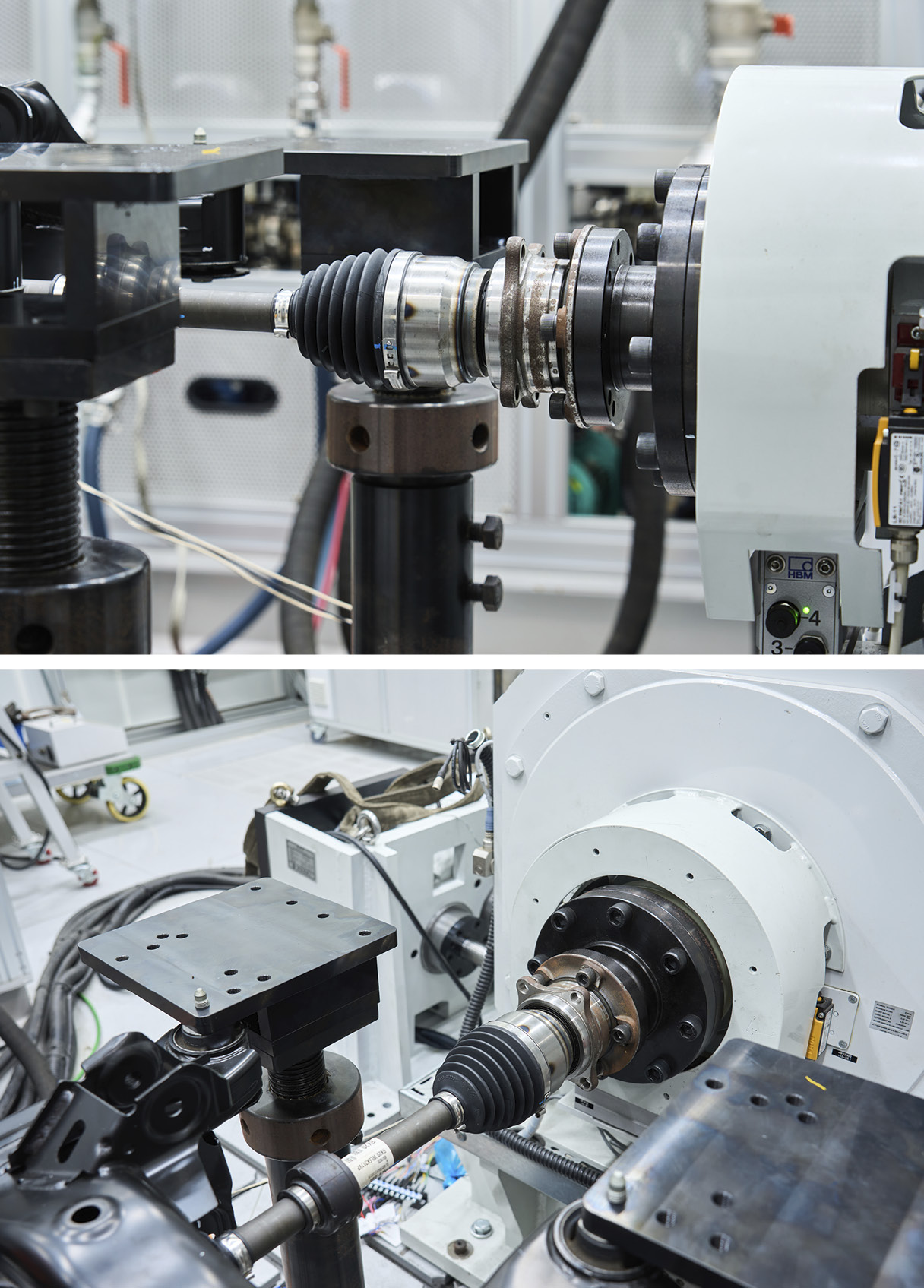 동력계 장비의 상세 촬영 사진