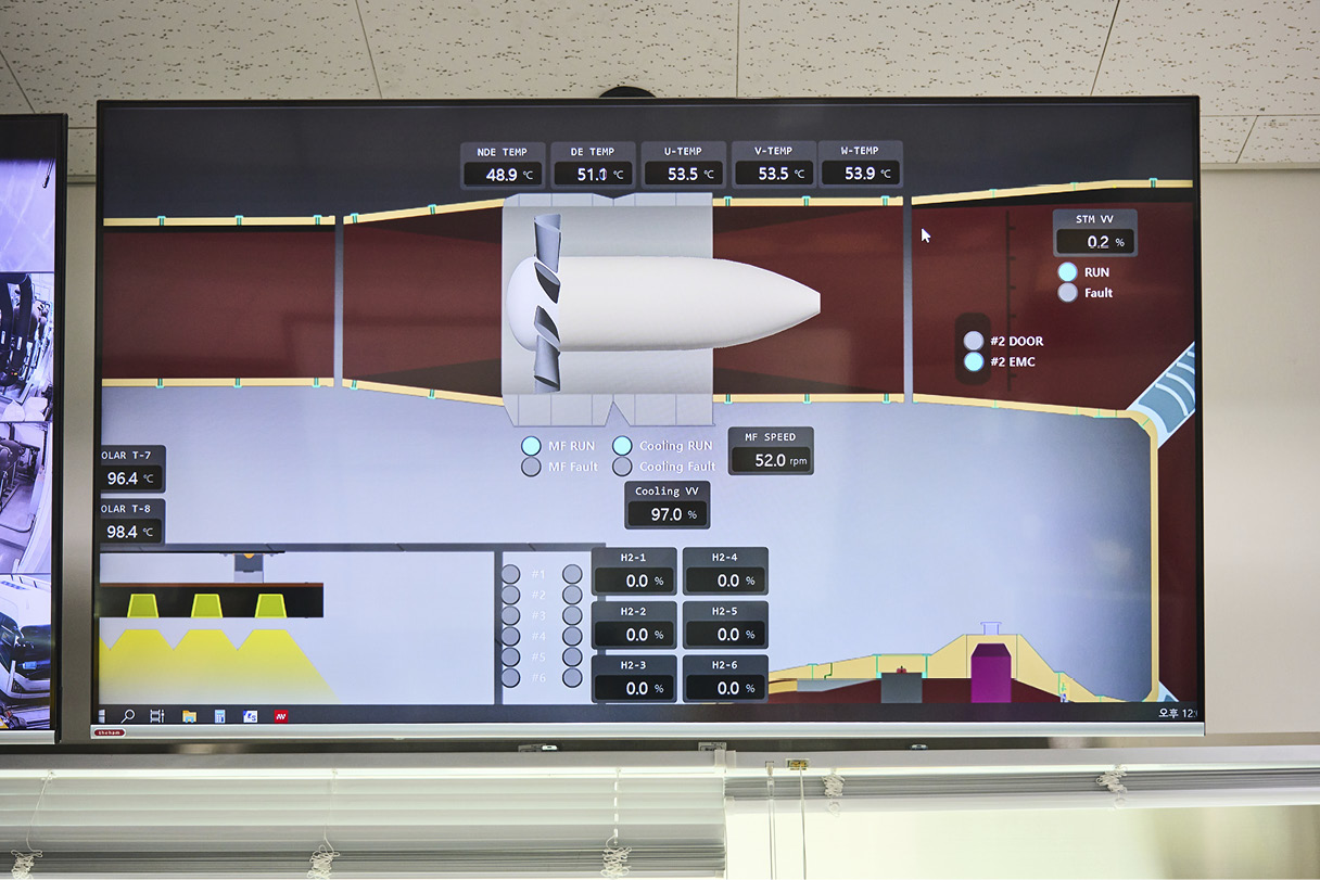 다이나모 테스트 현장