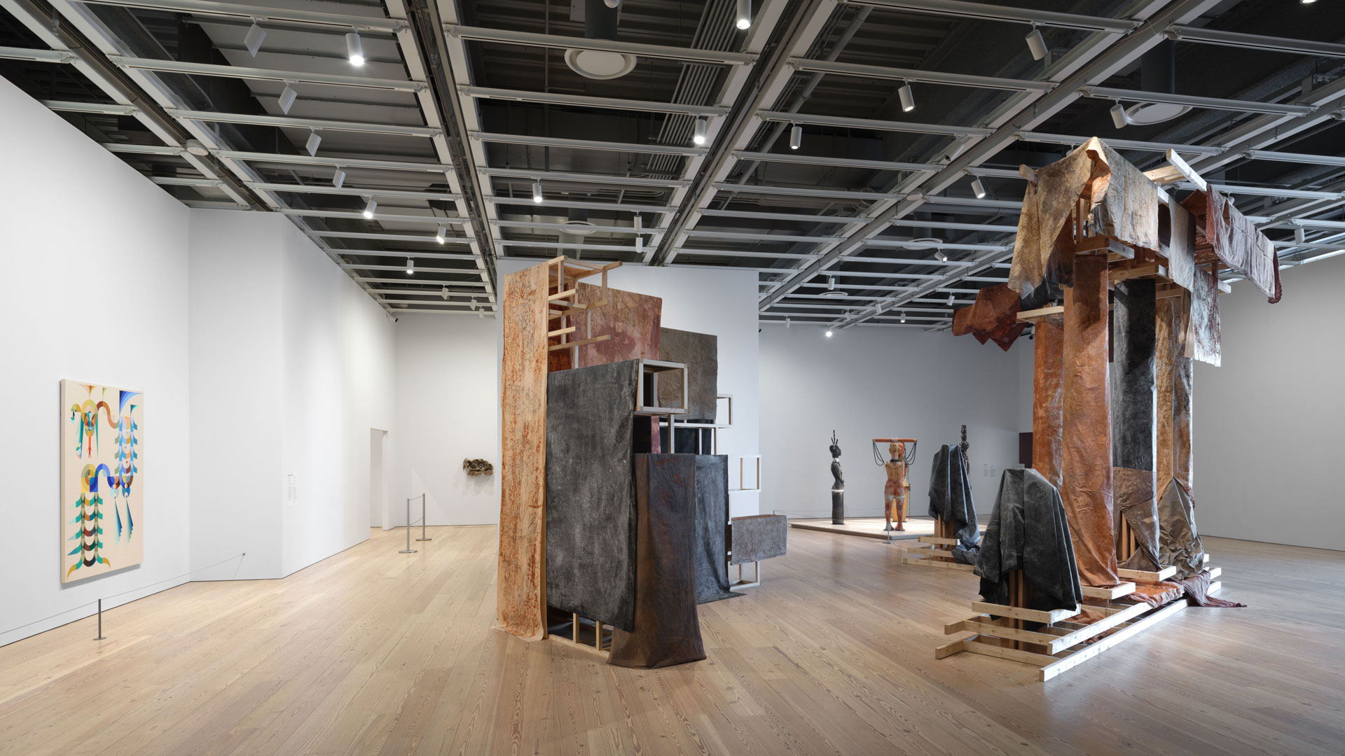 Installation view of Whitney Biennial 2024: Even Better Than the Real Thing (Whitney Museum of American Art, New York, March 20–August 11, 2024). Photo: Steven Probert.